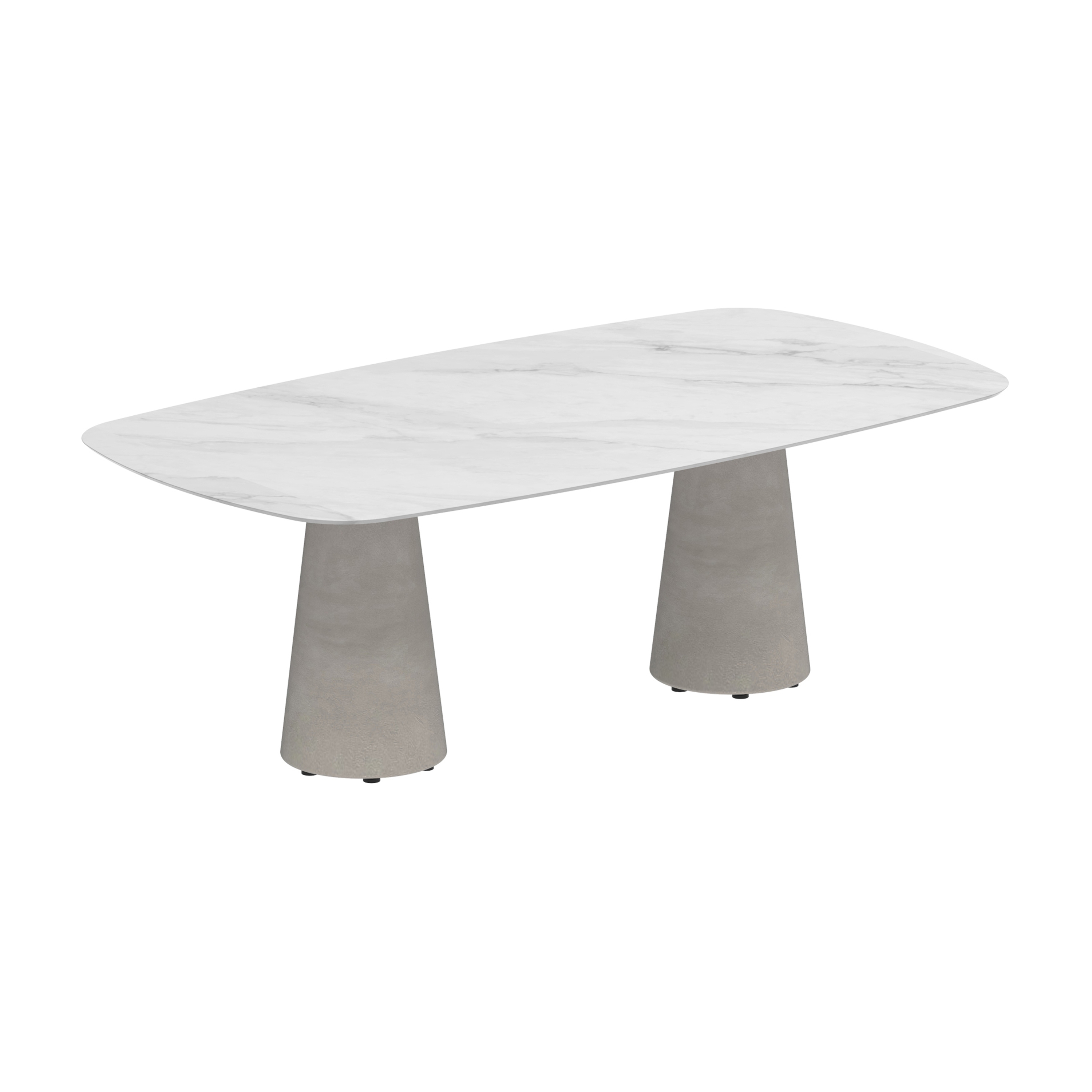 Conix table 220x120cm concrete