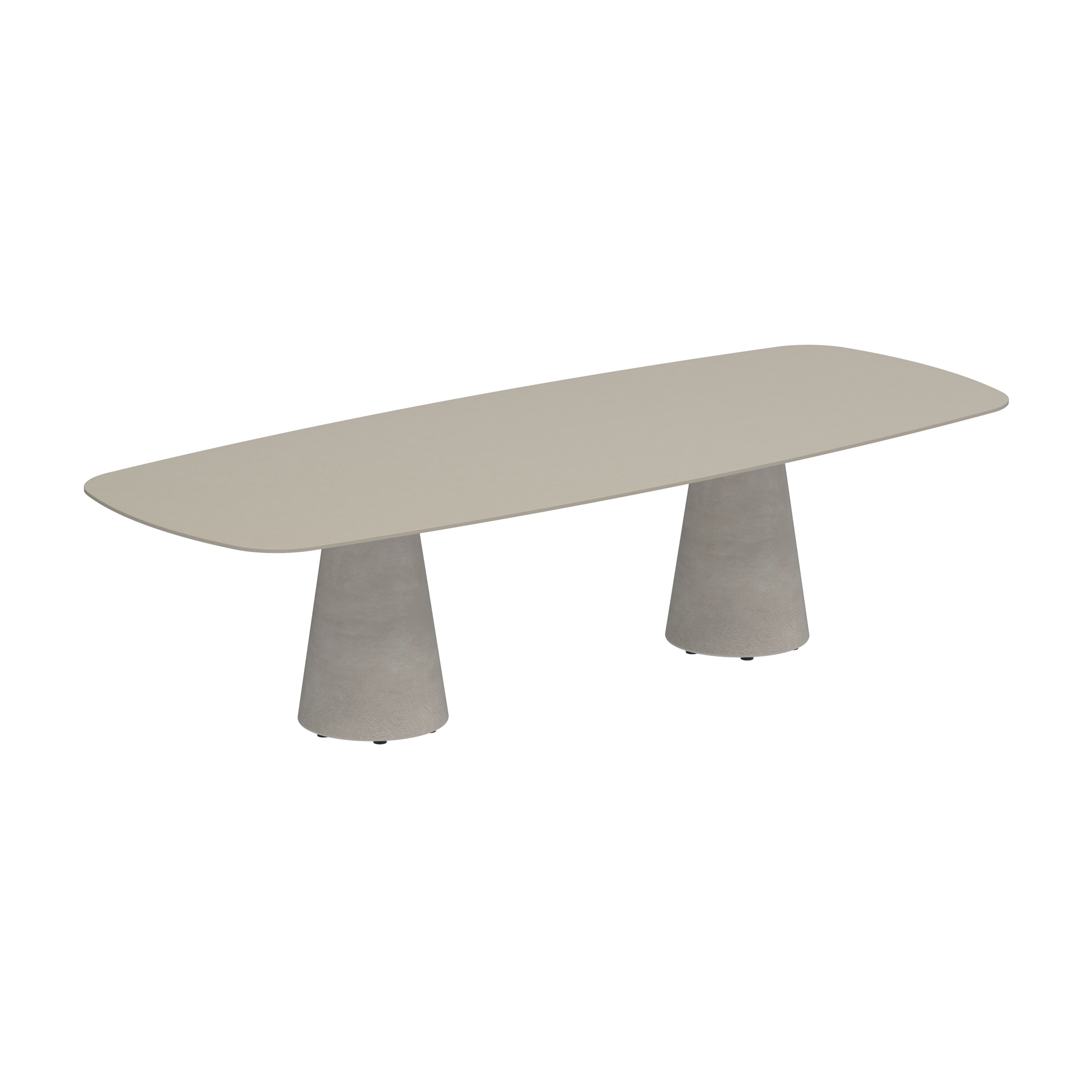 Conix table 220x120cm concrete