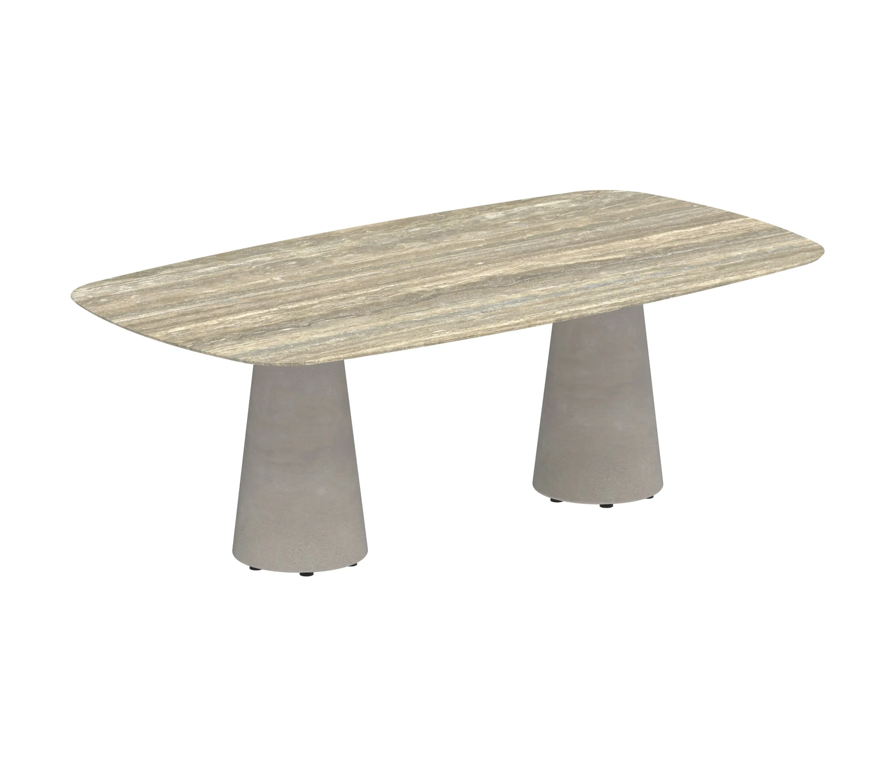 Royal Botania - Conix table 220x120cm concrete