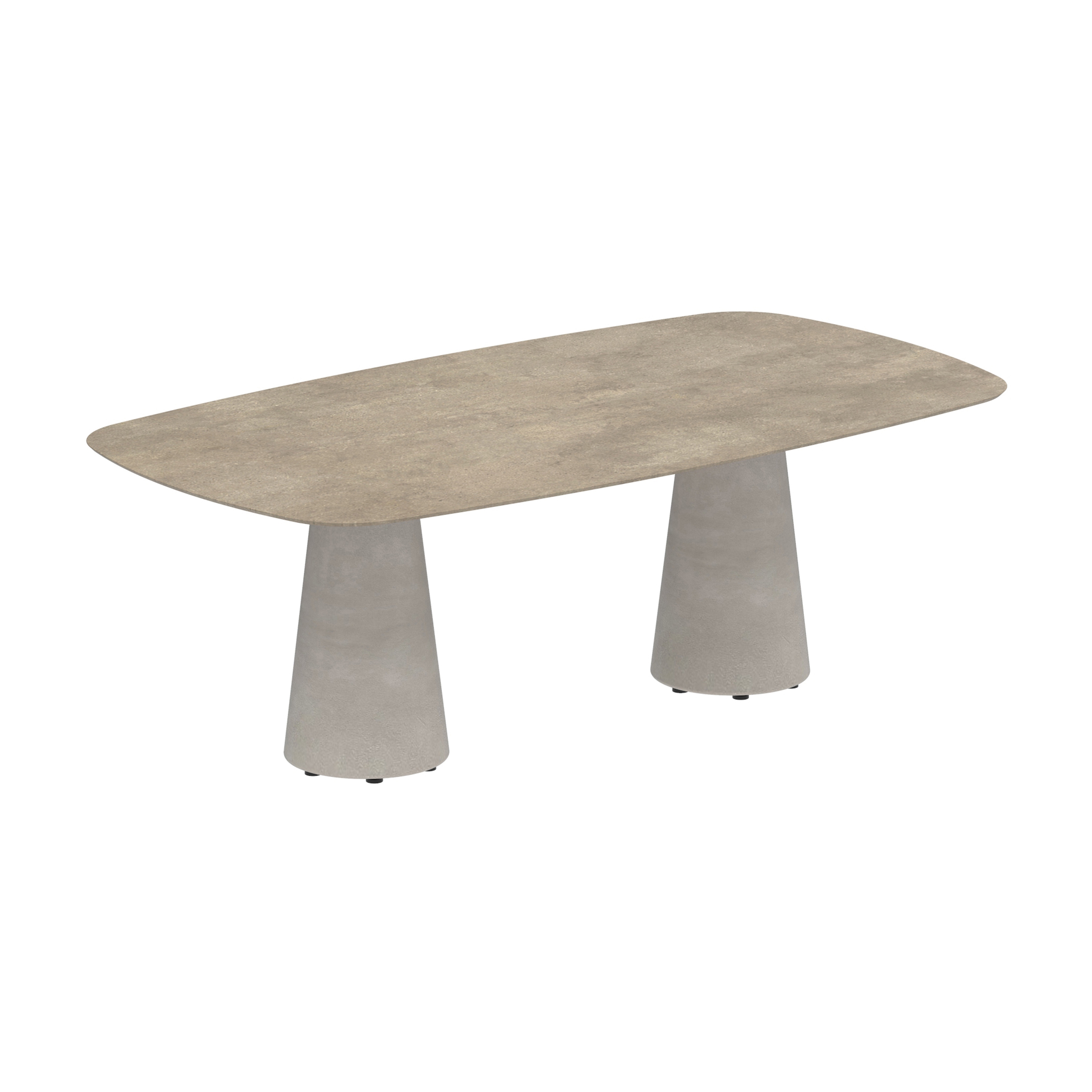 Conix table 220x120cm concrete