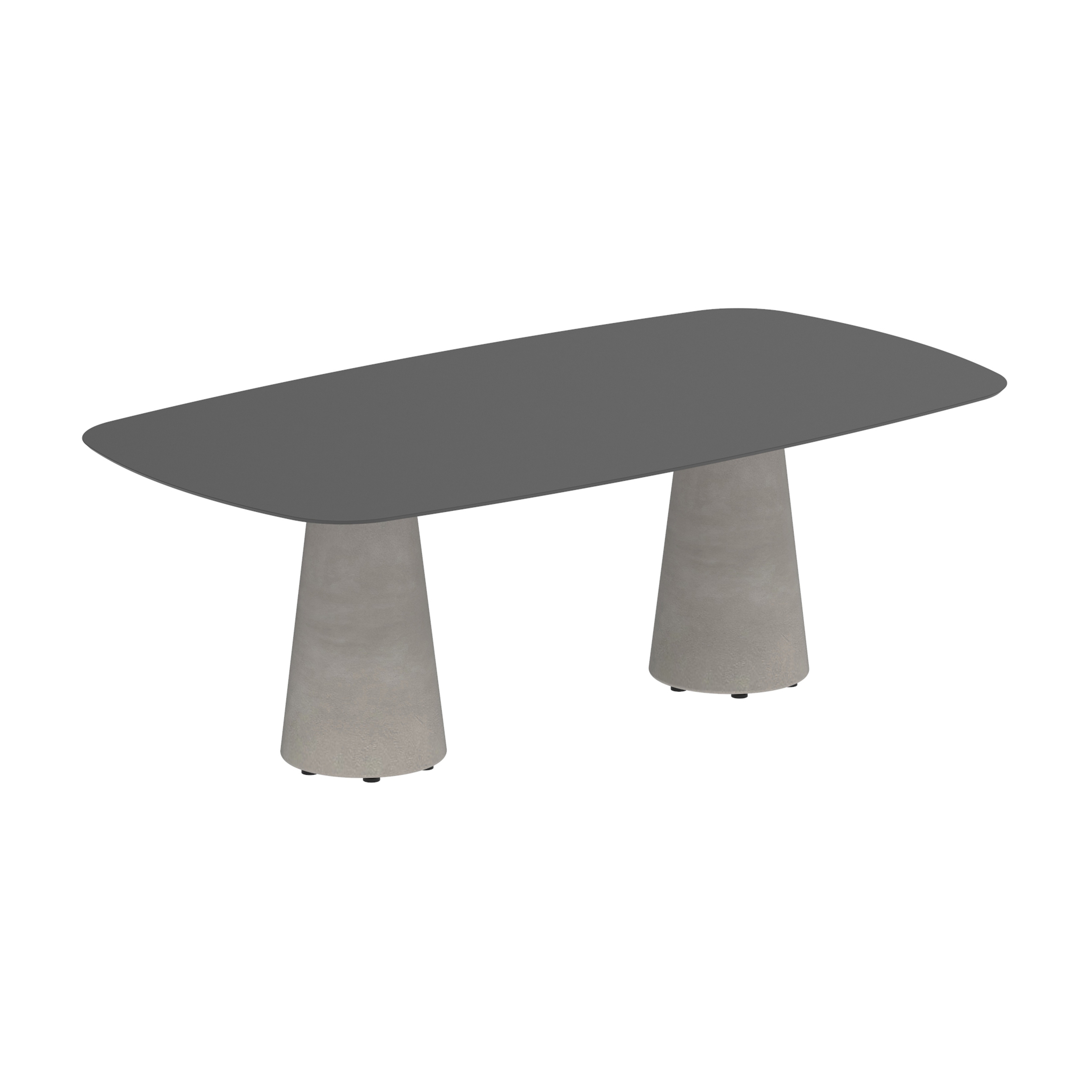 Conix table 220x120cm concrete