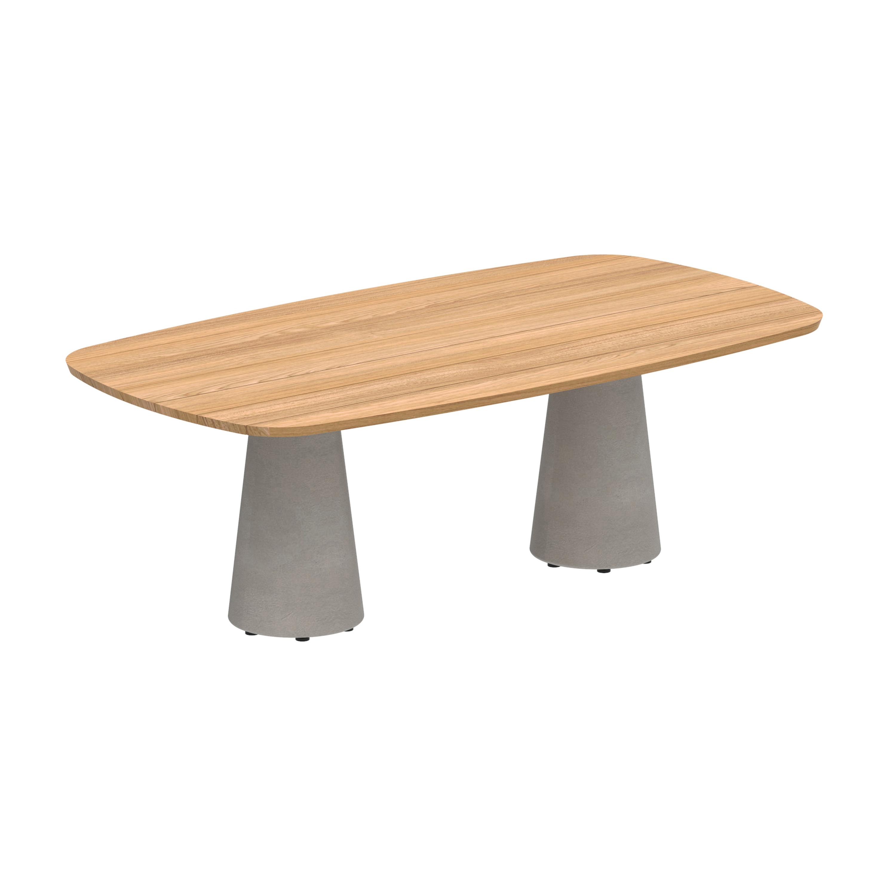 Conix table 220x120cm concrete