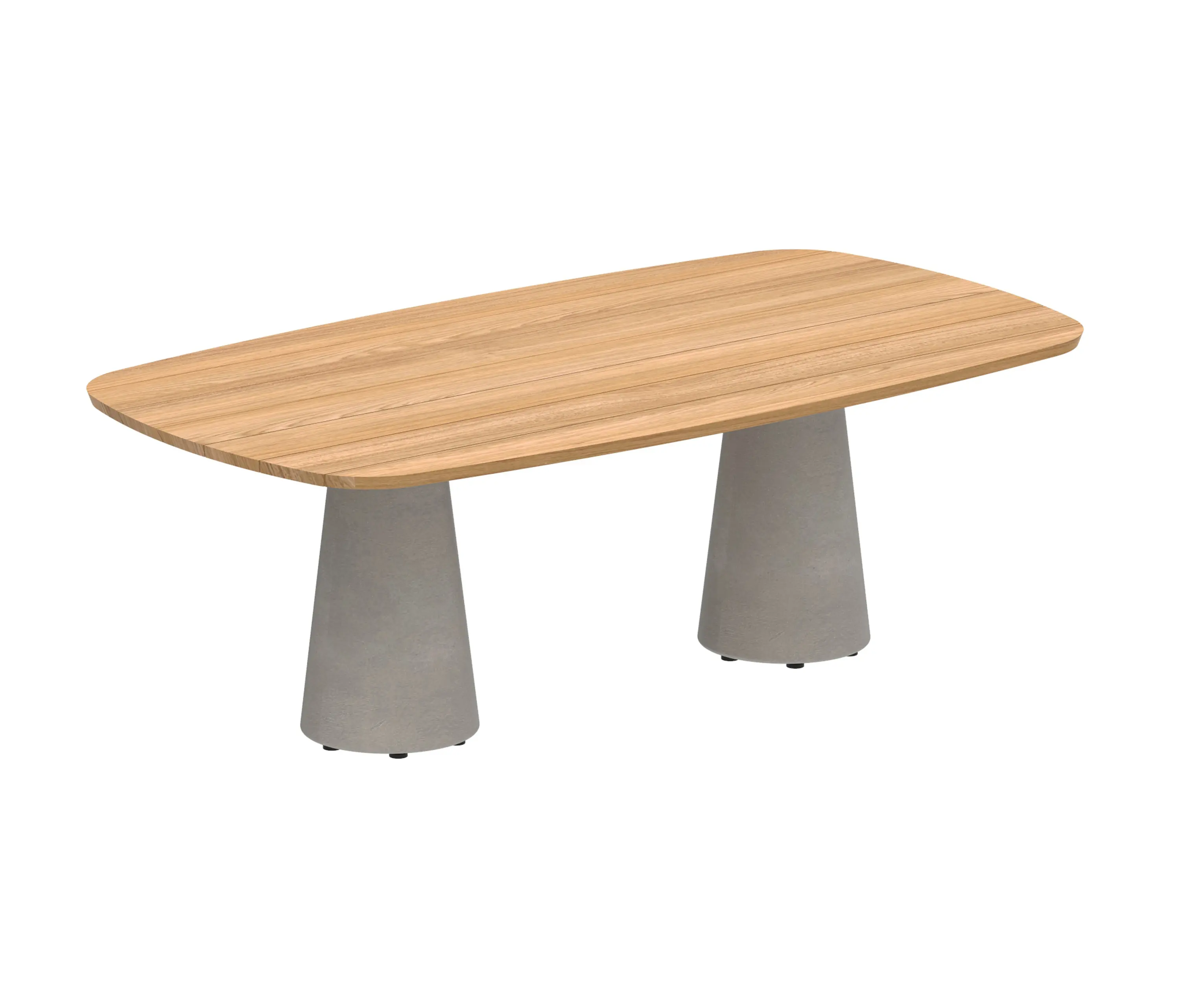 Royal Botania - Conix table 220x120cm concrete
