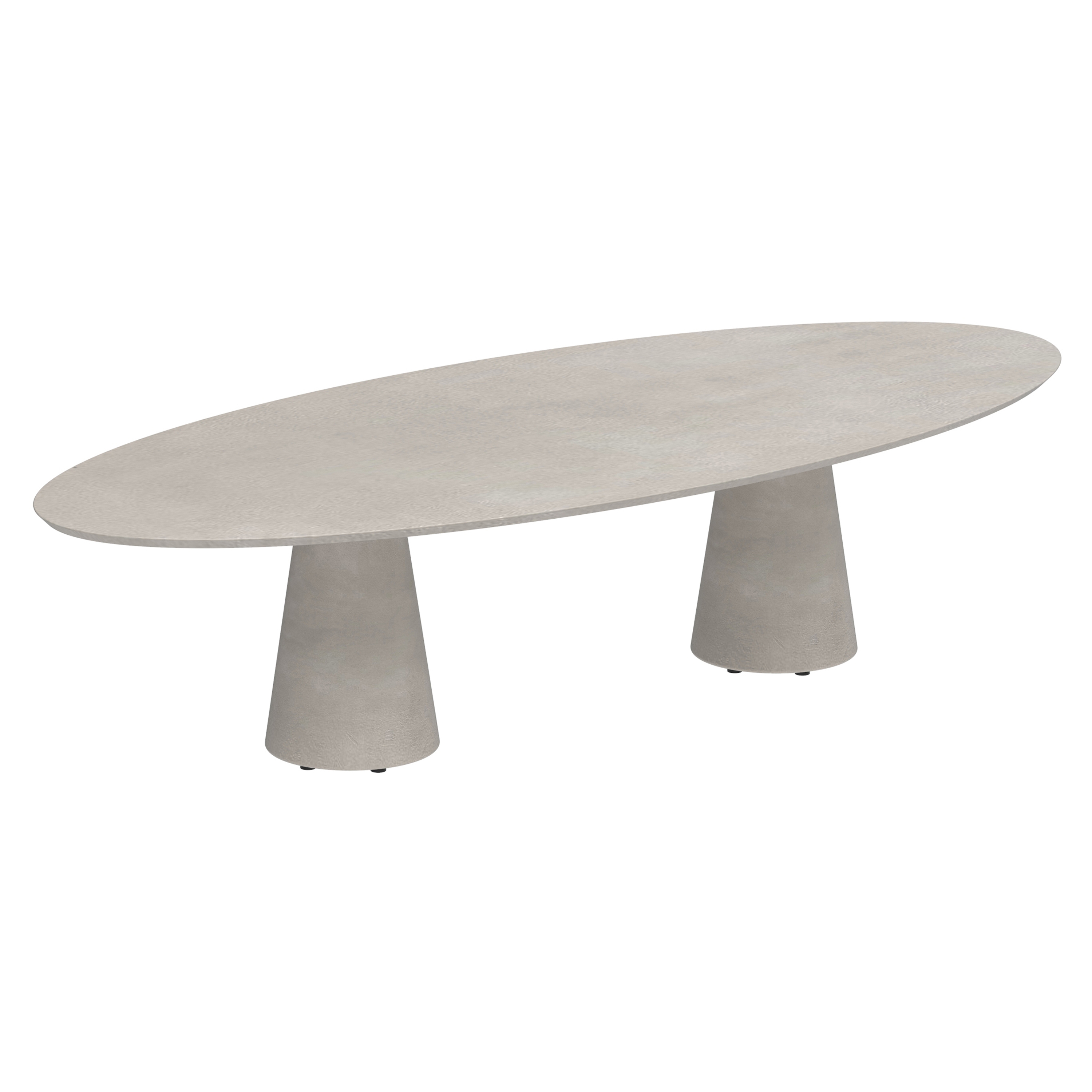 Conix Tisch 320x140cm oval concrete
