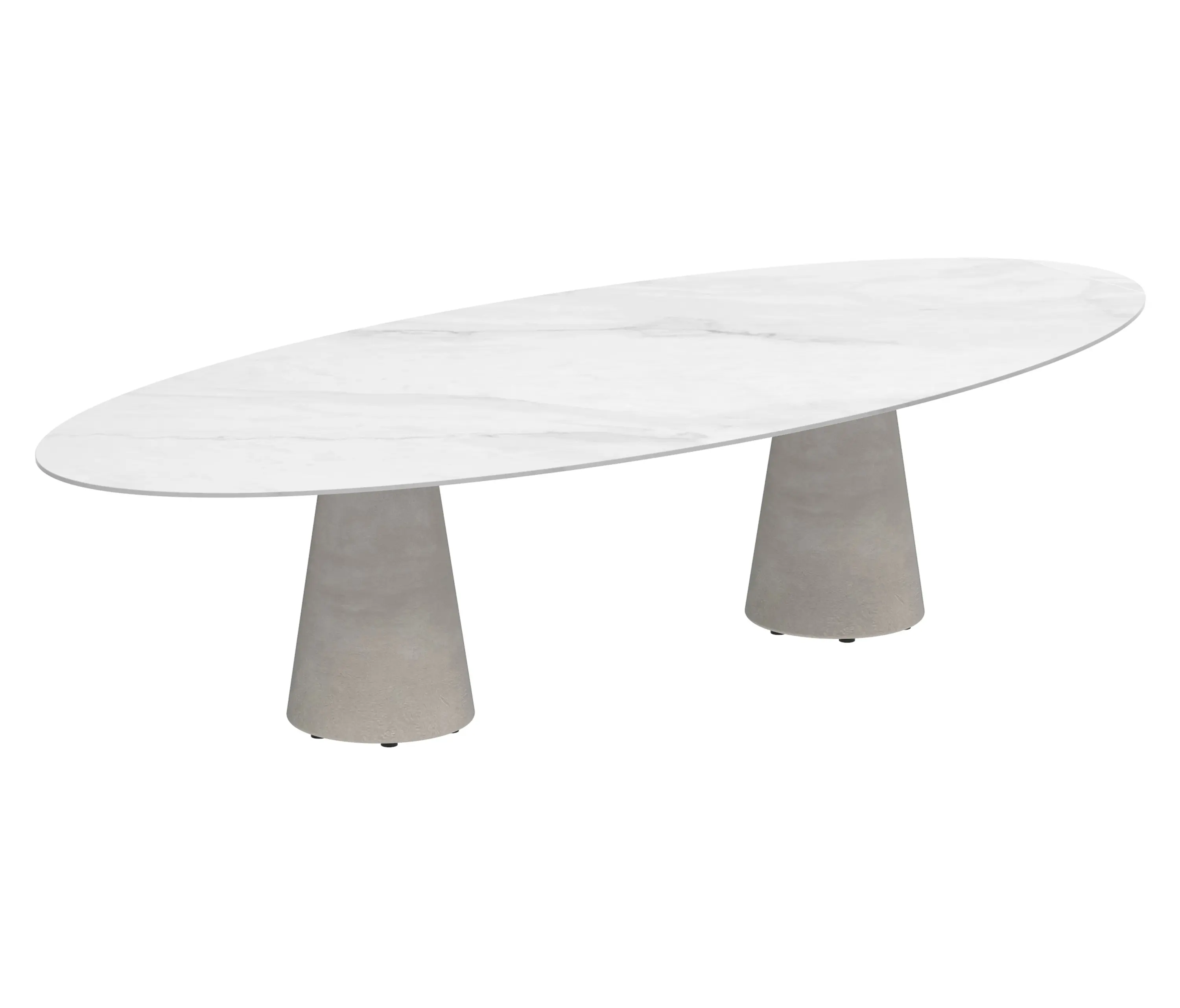 Royal Botania - Conix table 320x140cm oval concrete