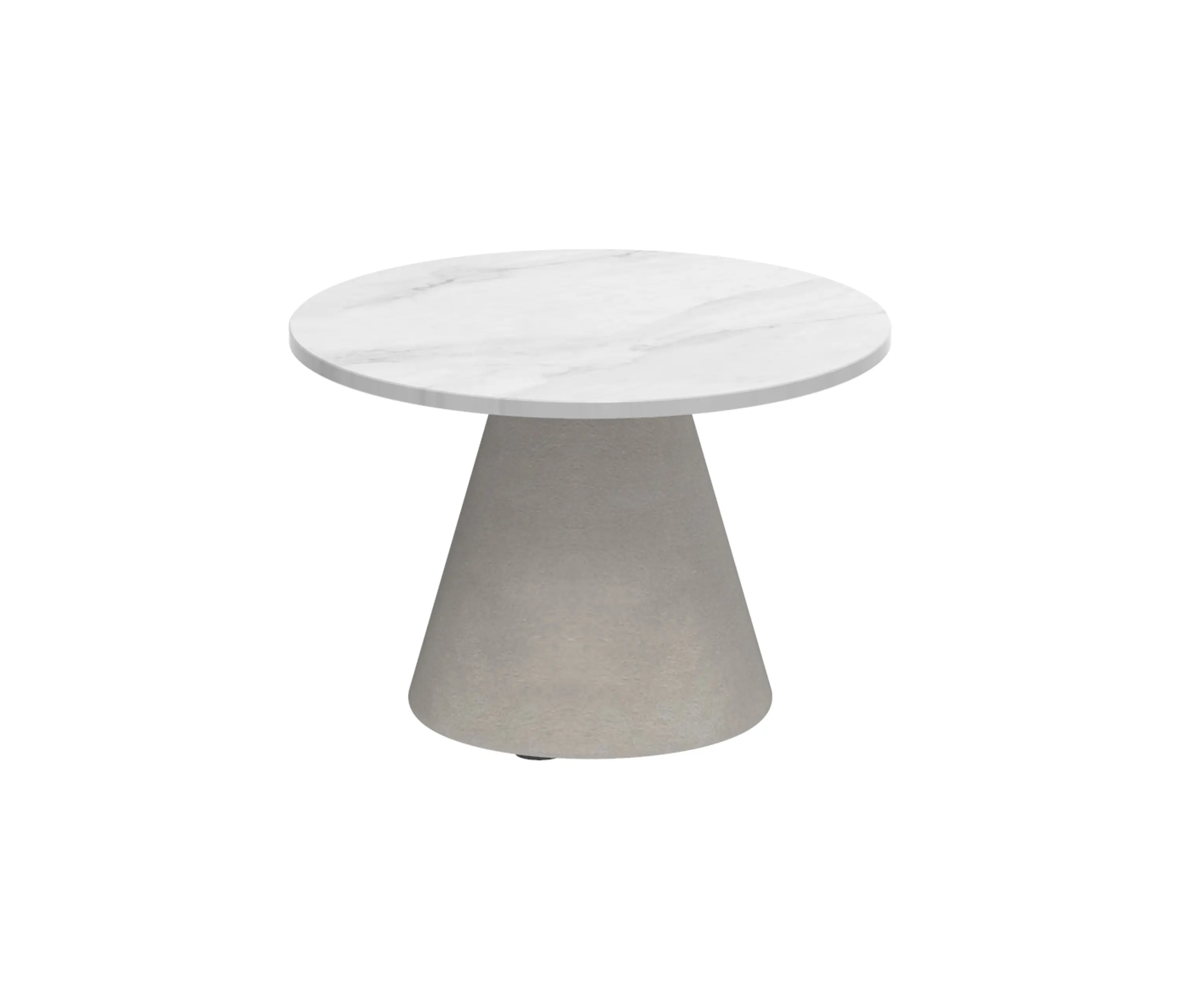 Royal Botania - Conix side table 40cm round concrete