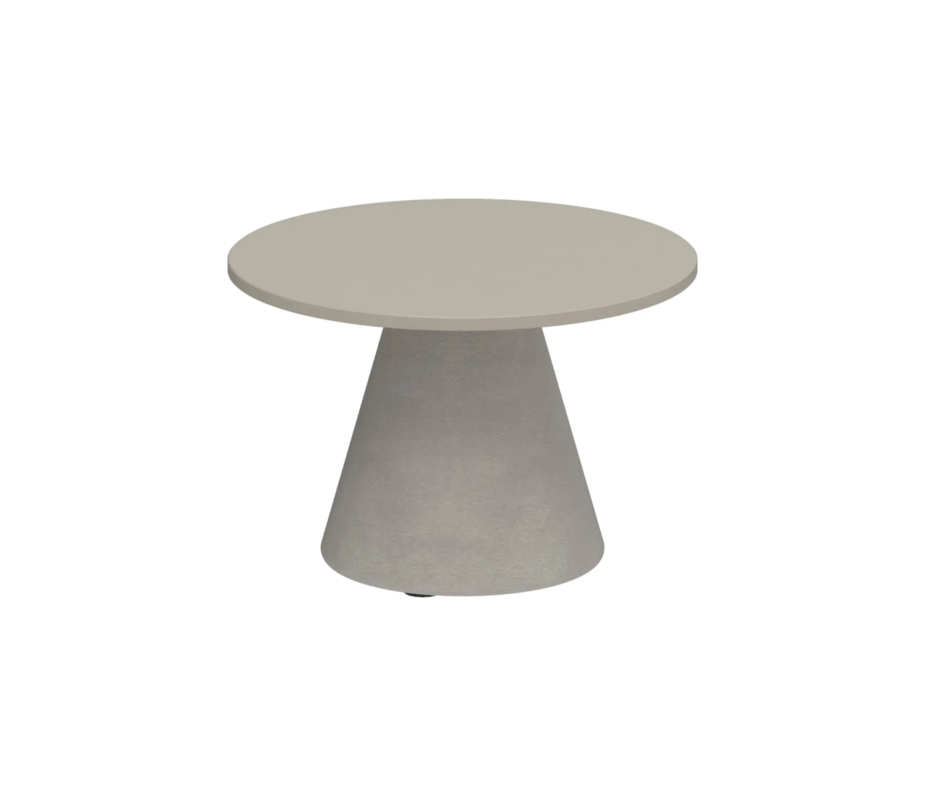 Royal Botania - Conix side table 40cm round concrete