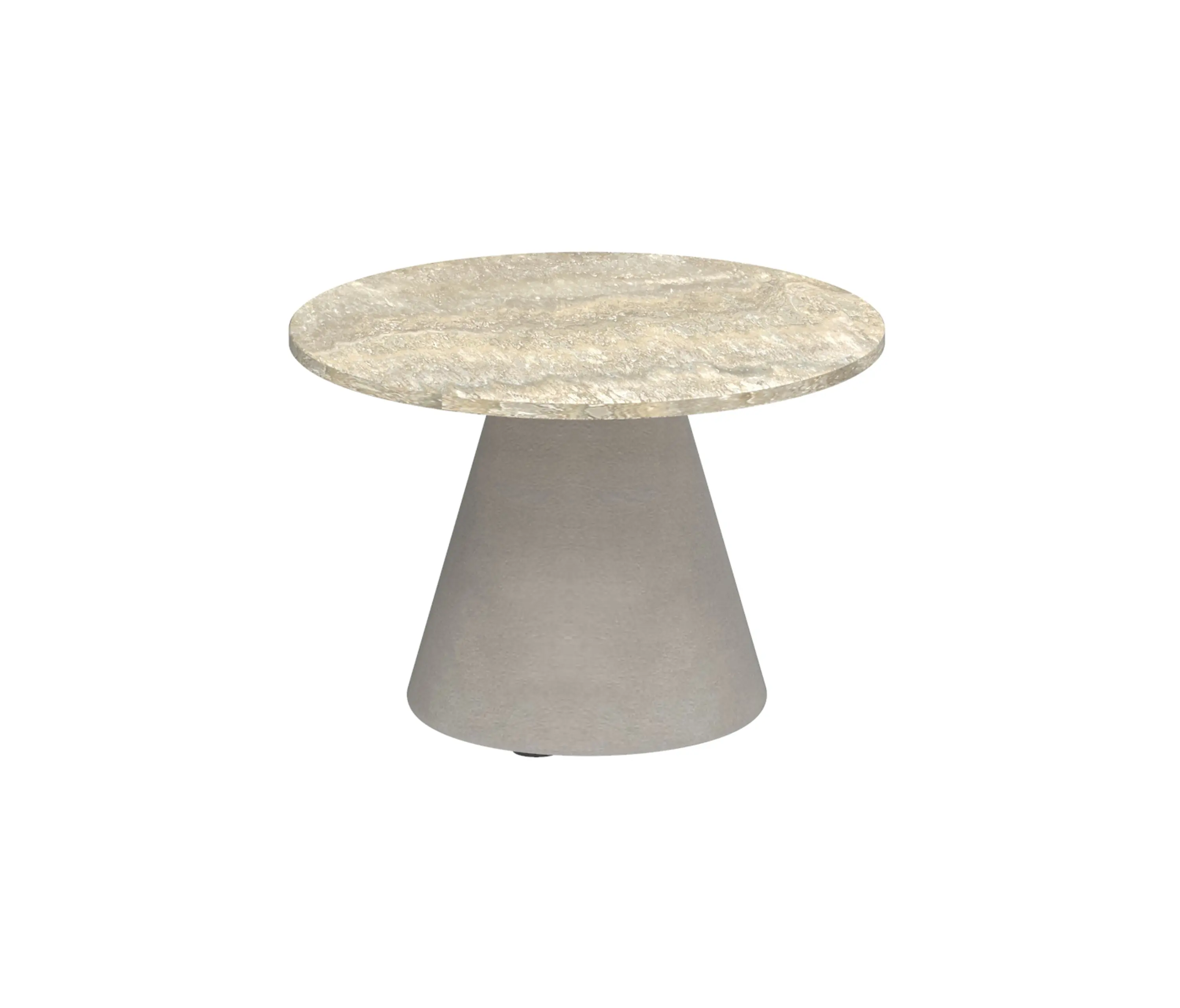 Royal Botania - Conix side table 40cm round concrete