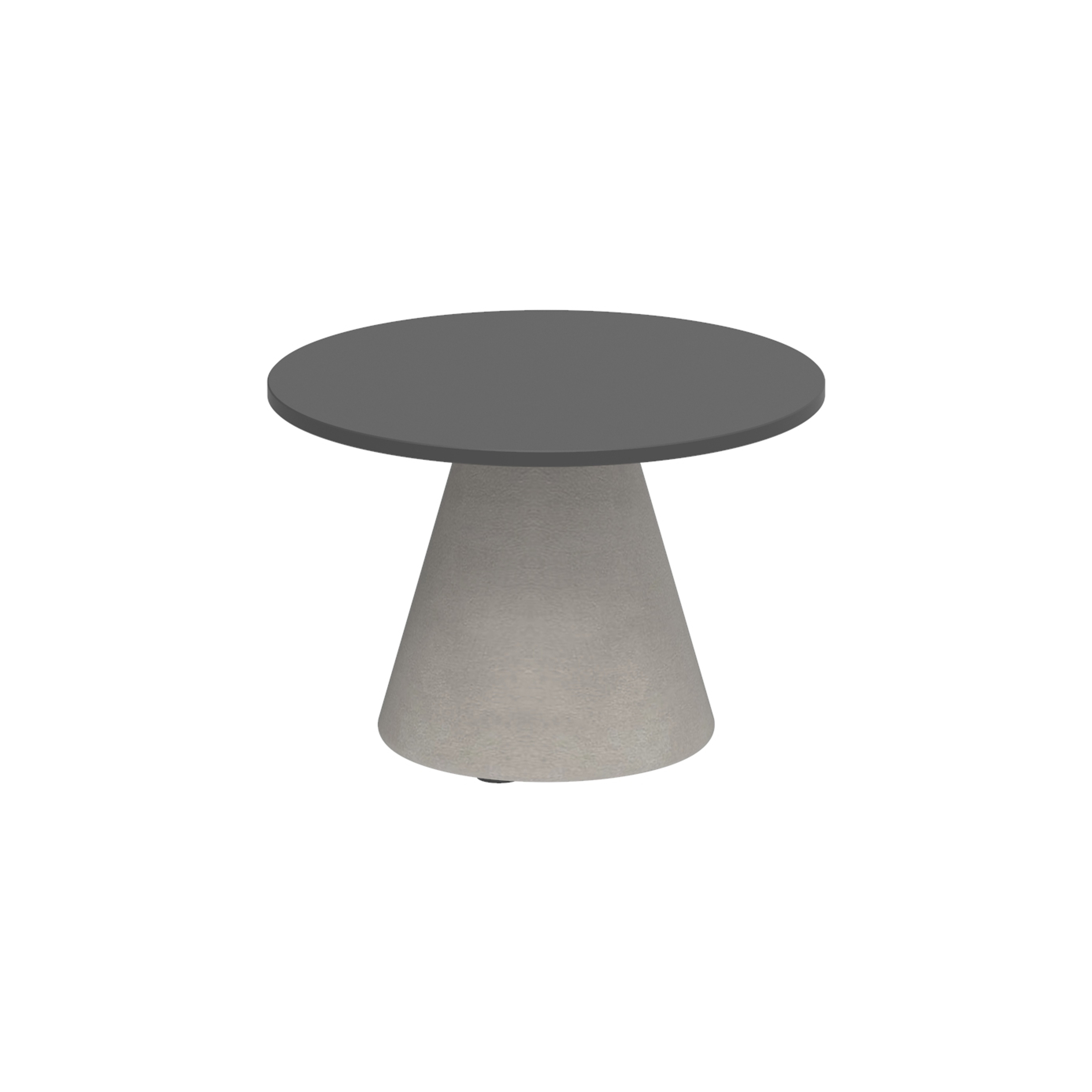 Conix side table 40cm round concrete