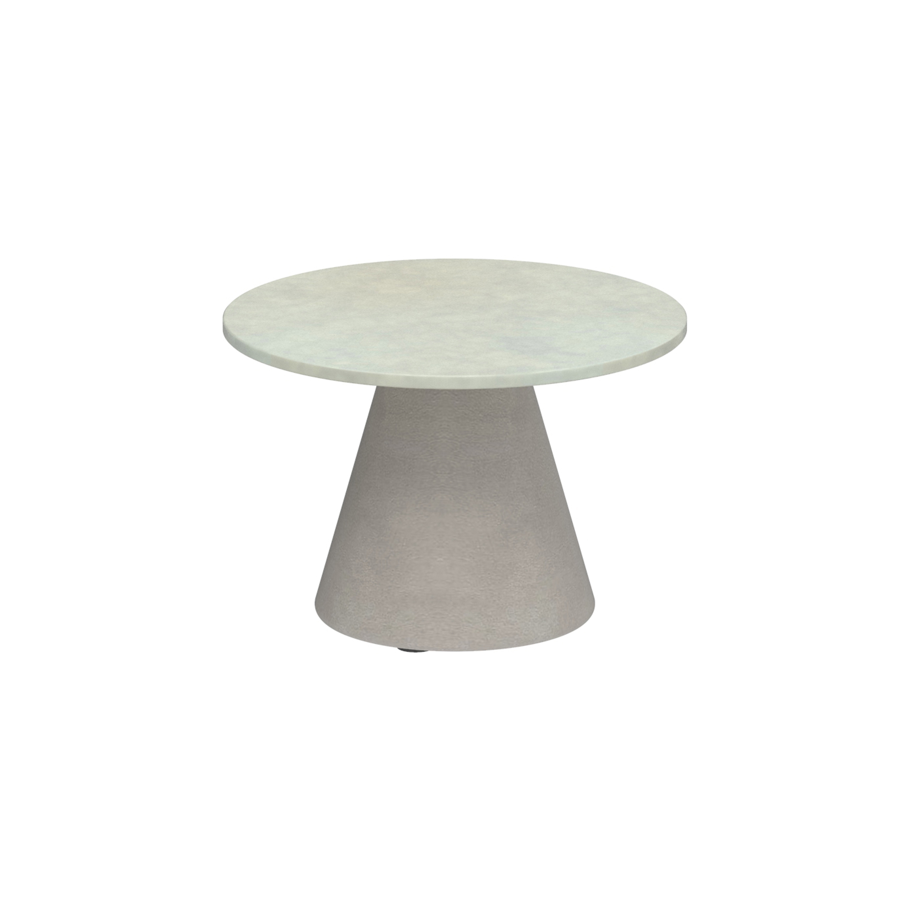 Conix side table 40cm round concrete