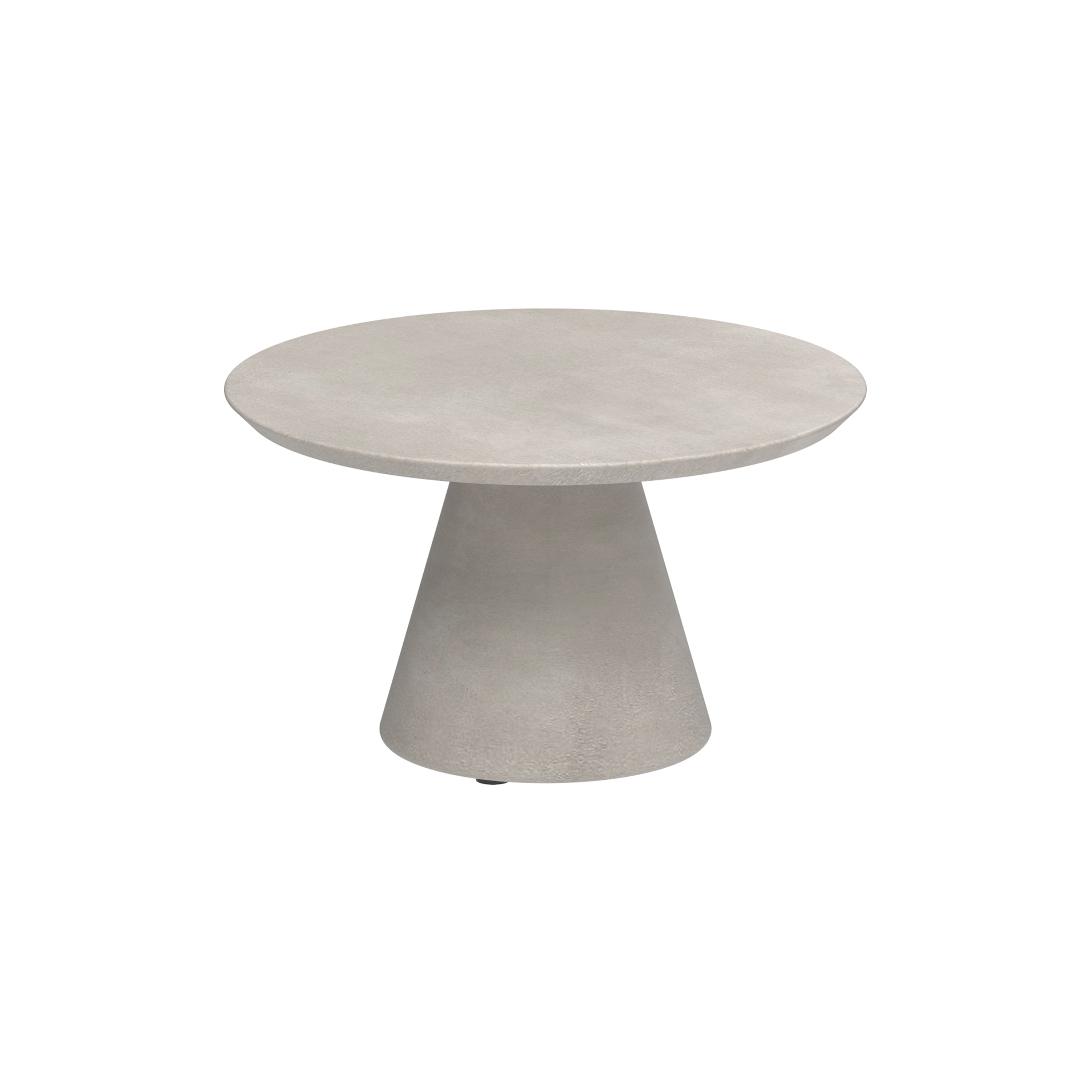 Conix side table 60cm round concrete