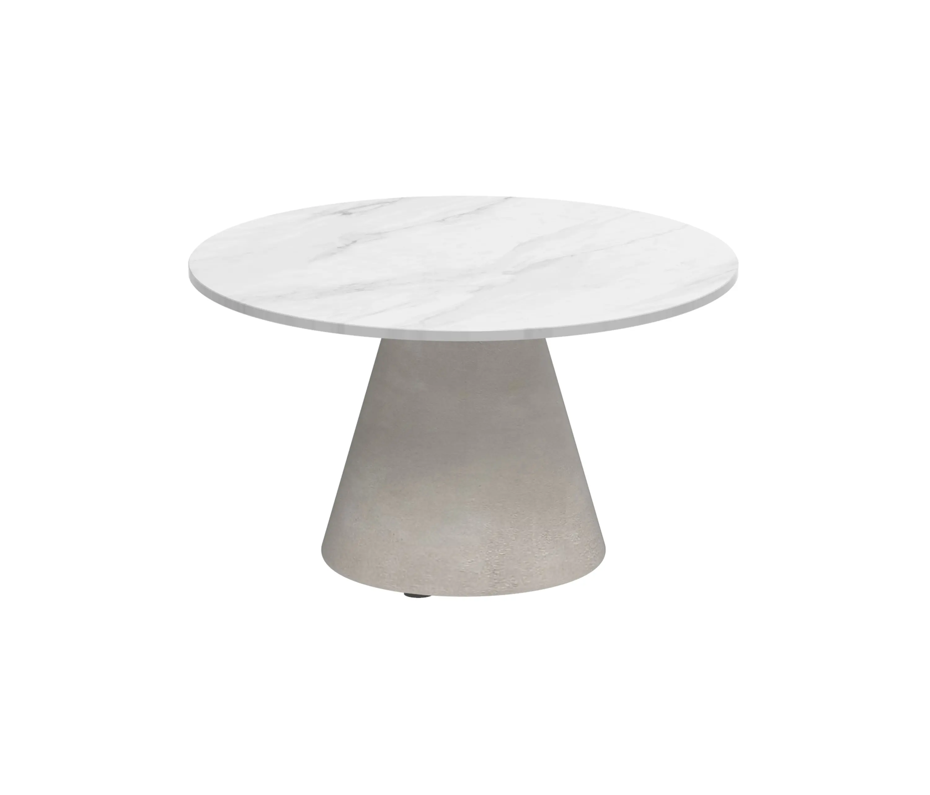 Royal Botania - Conix side table 60cm round concrete