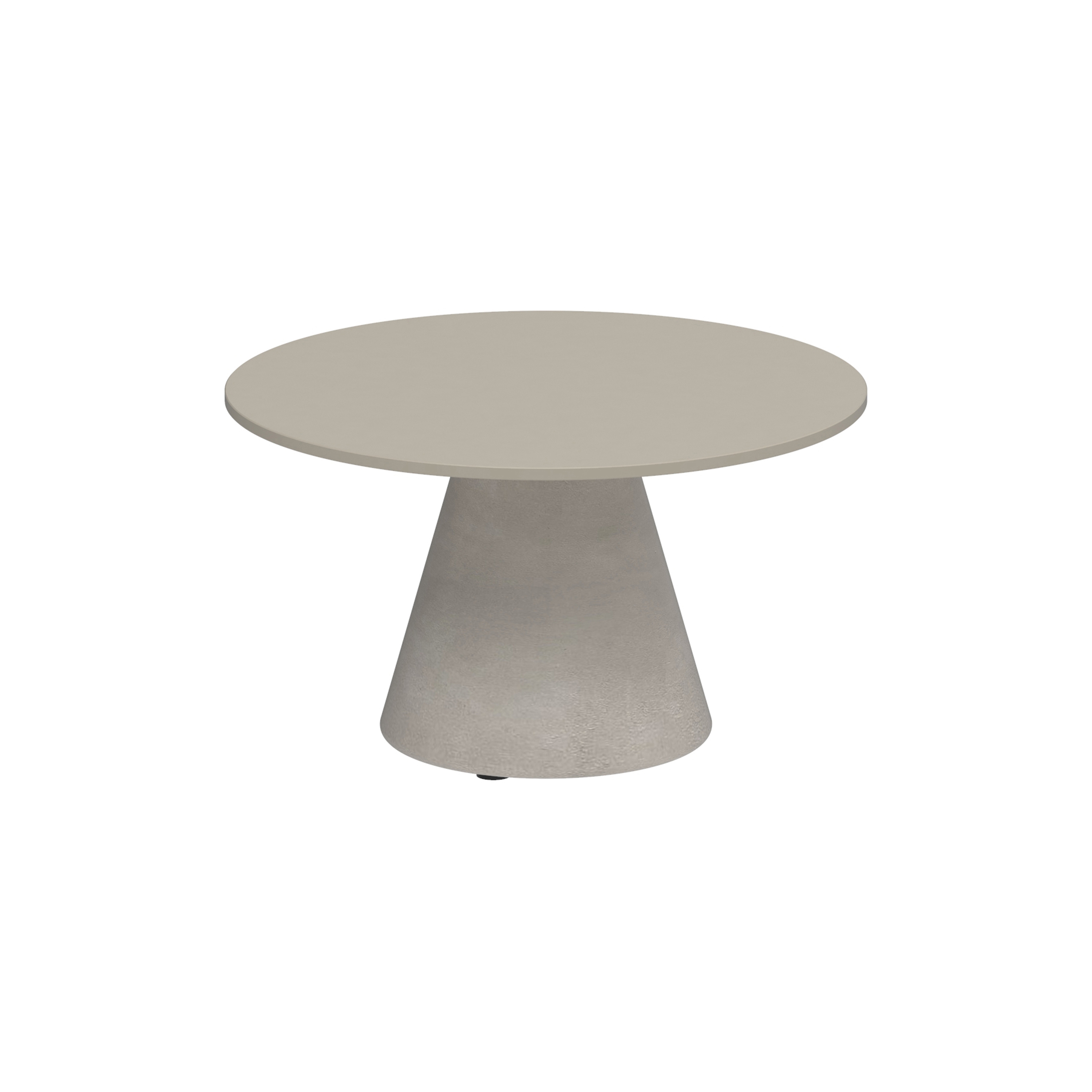Conix side table 60cm round concrete