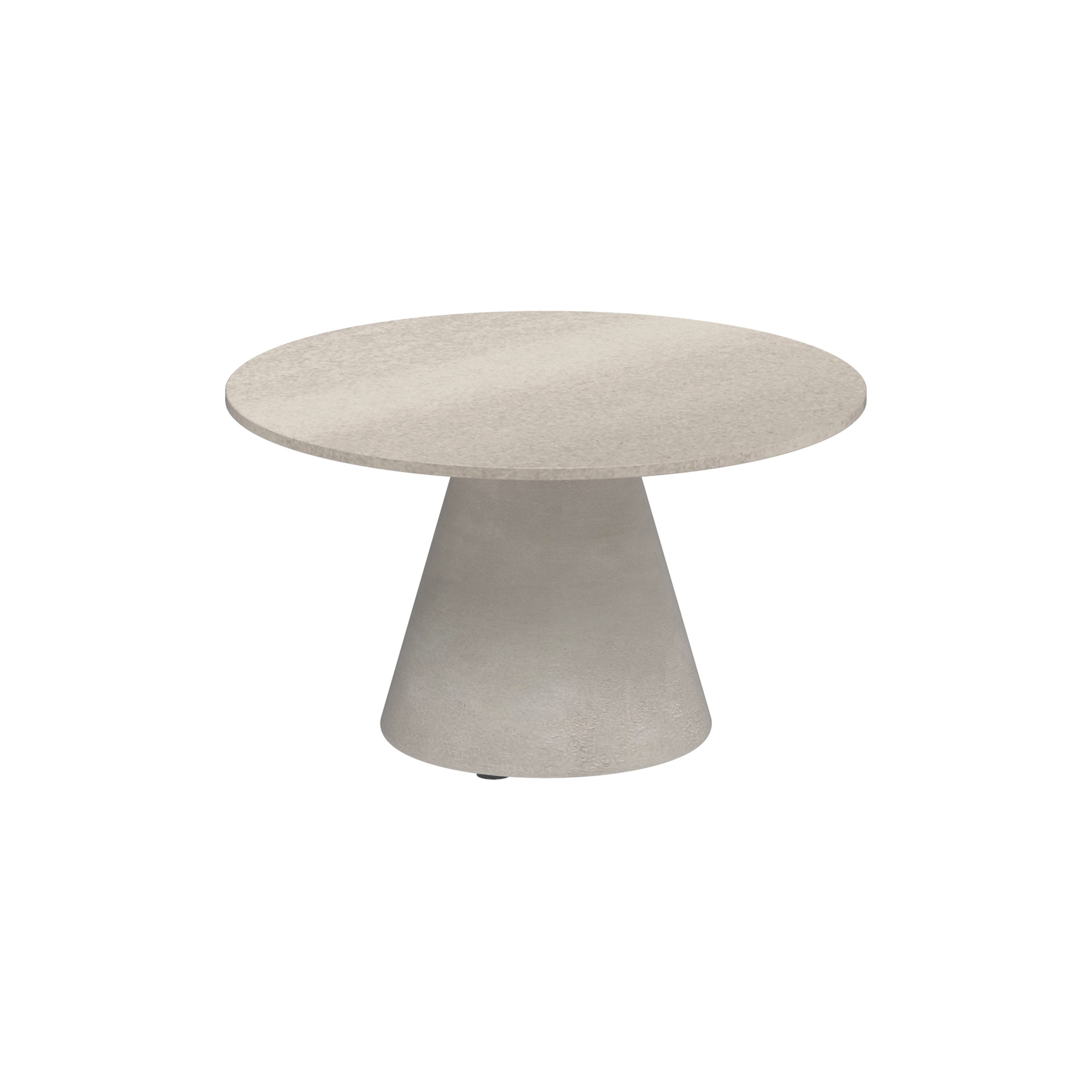 Conix side table 60cm round concrete