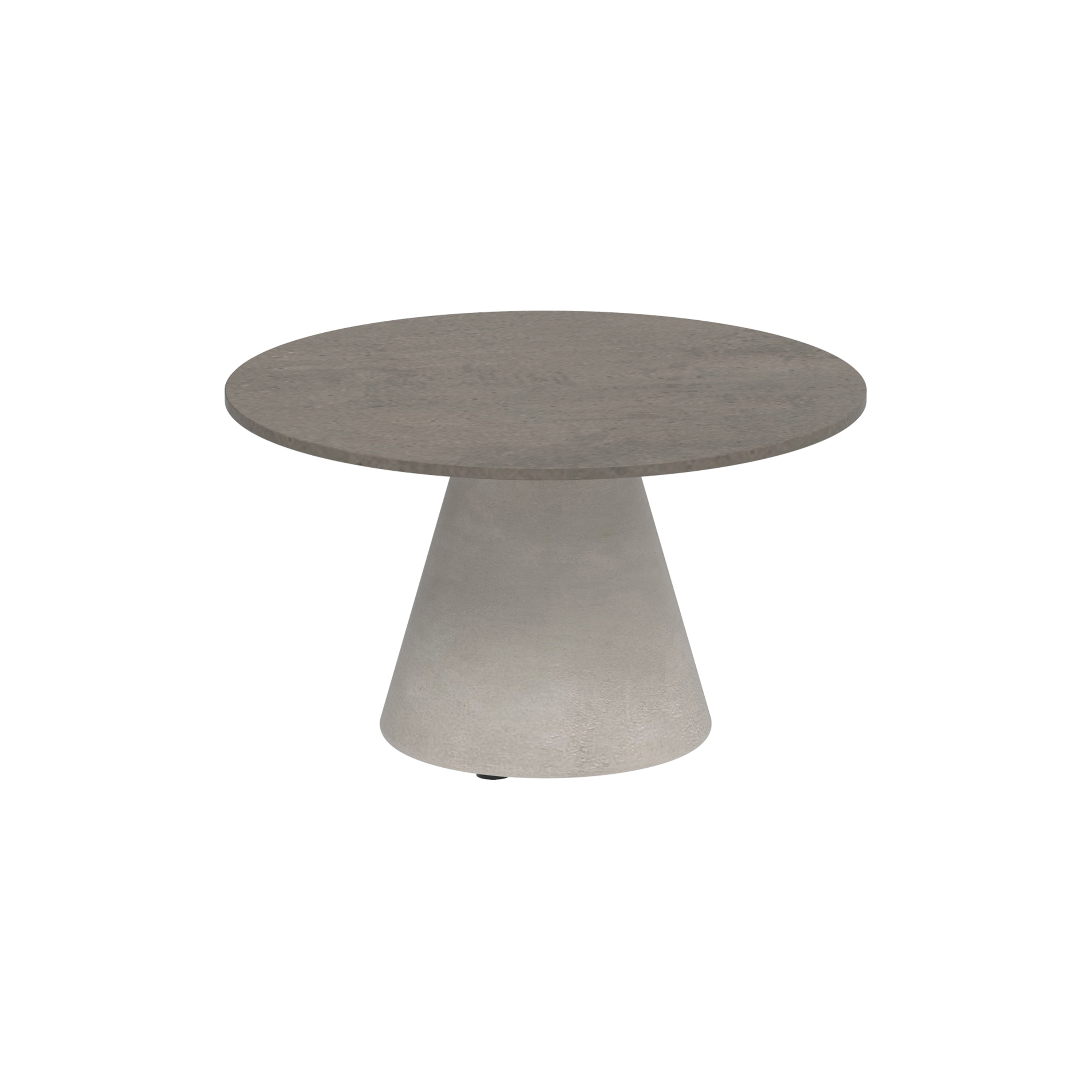 Conix side table 60cm round concrete