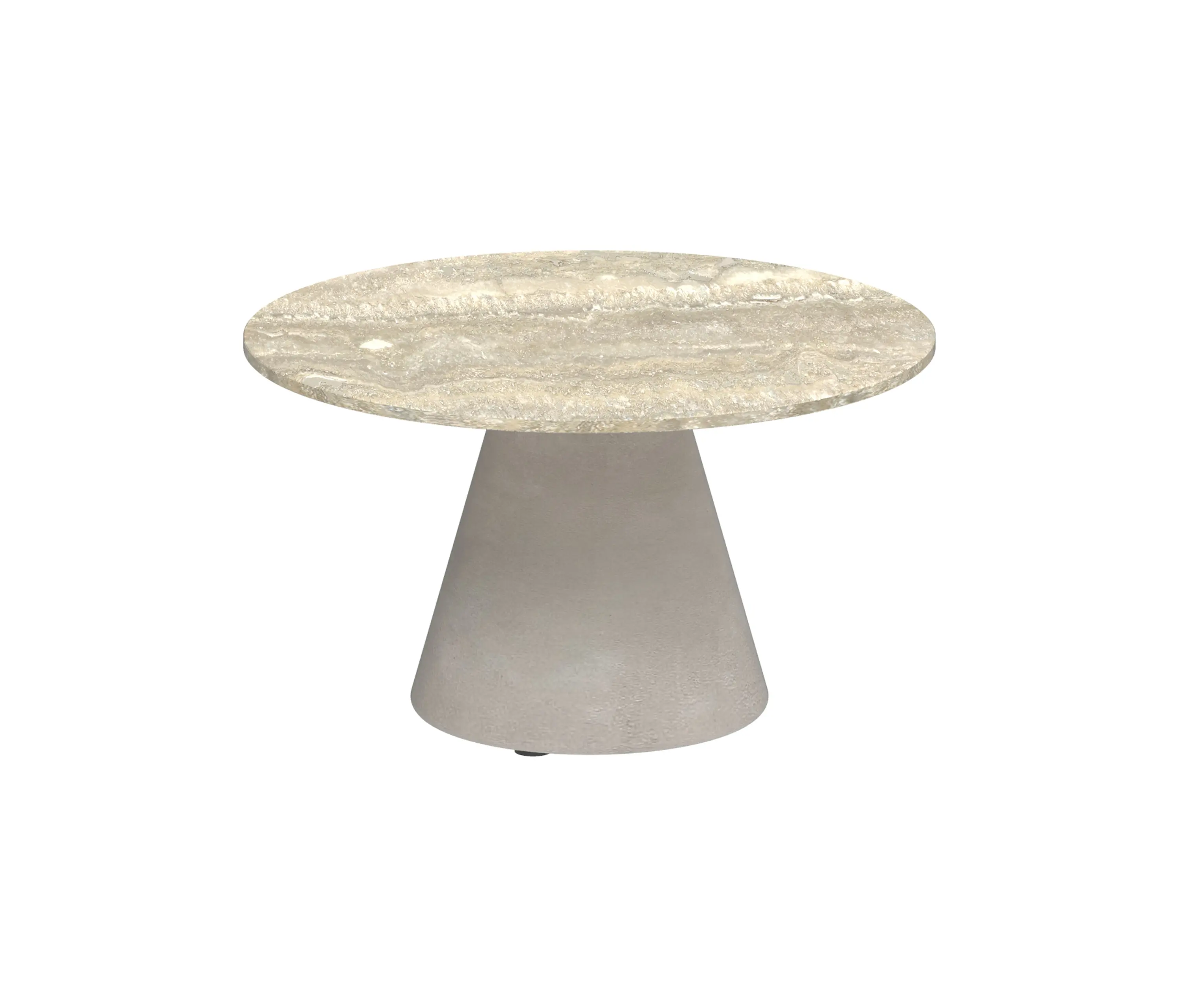 Royal Botania - Conix side table 60cm round concrete
