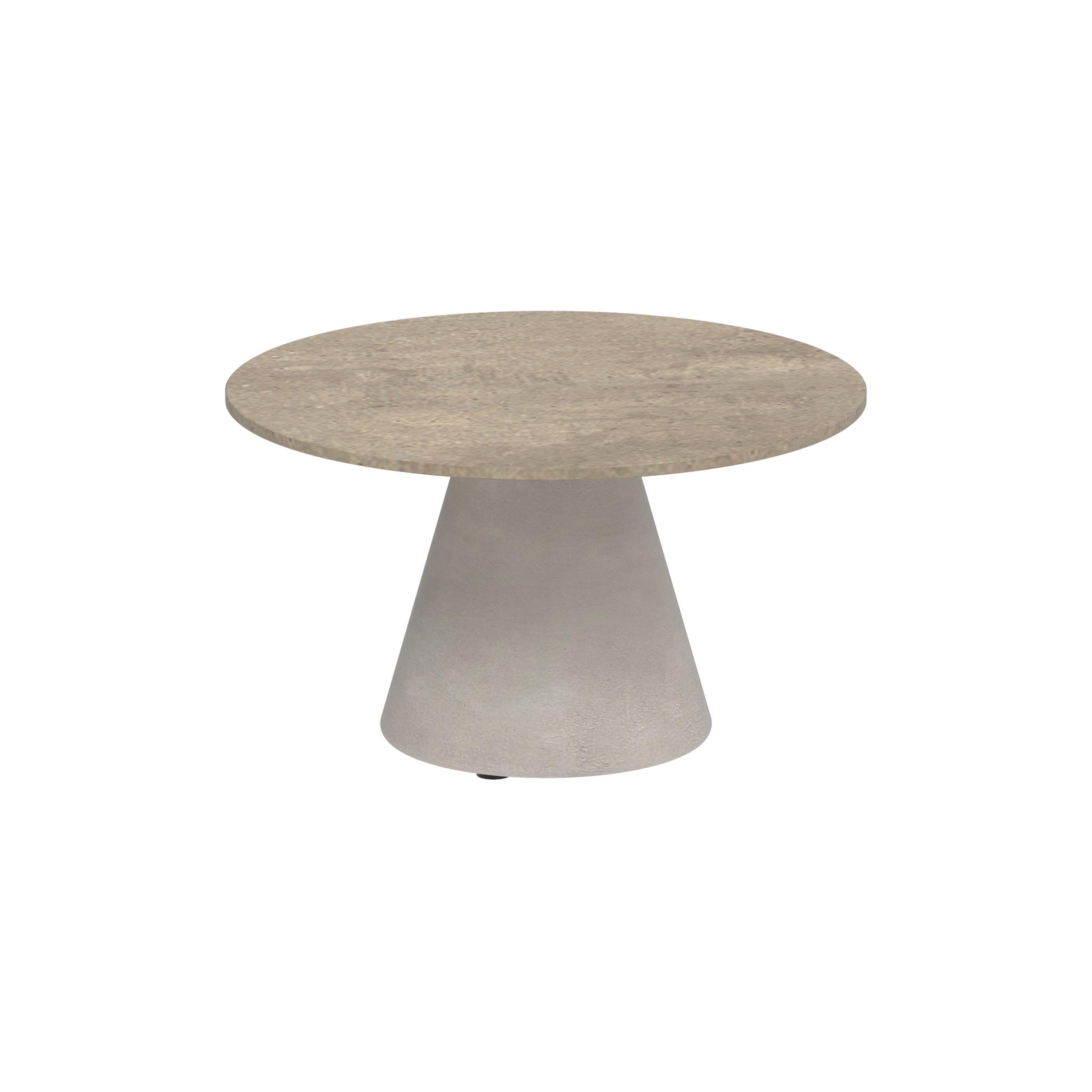 Conix side table 60cm round concrete