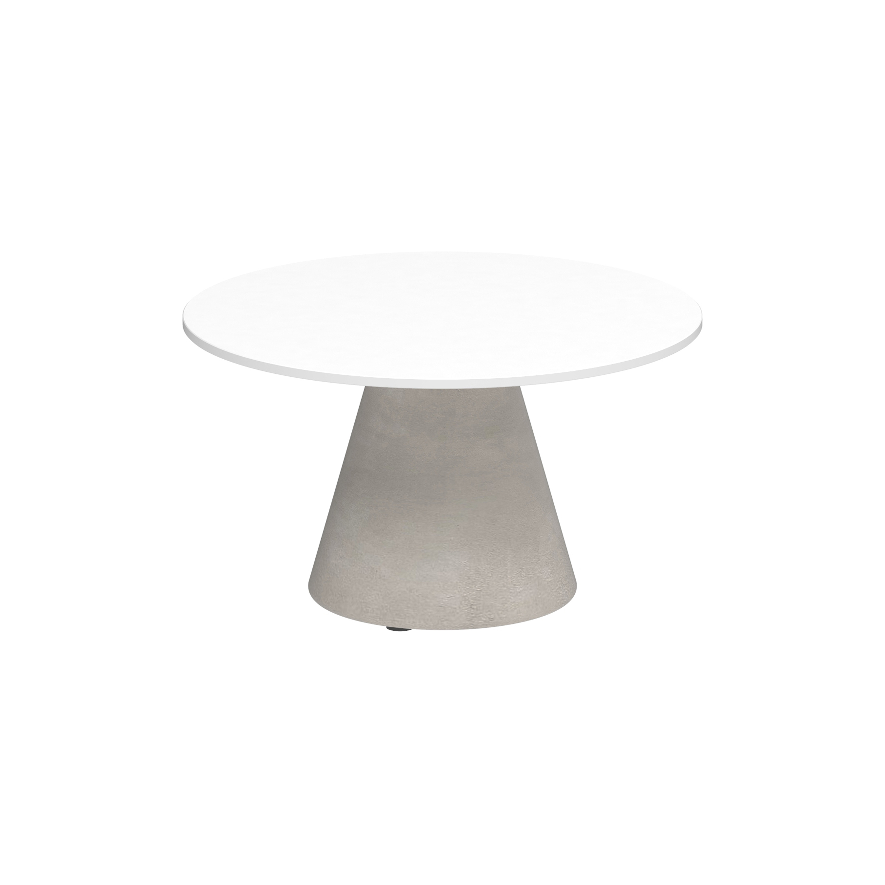 Conix side table 60cm round concrete