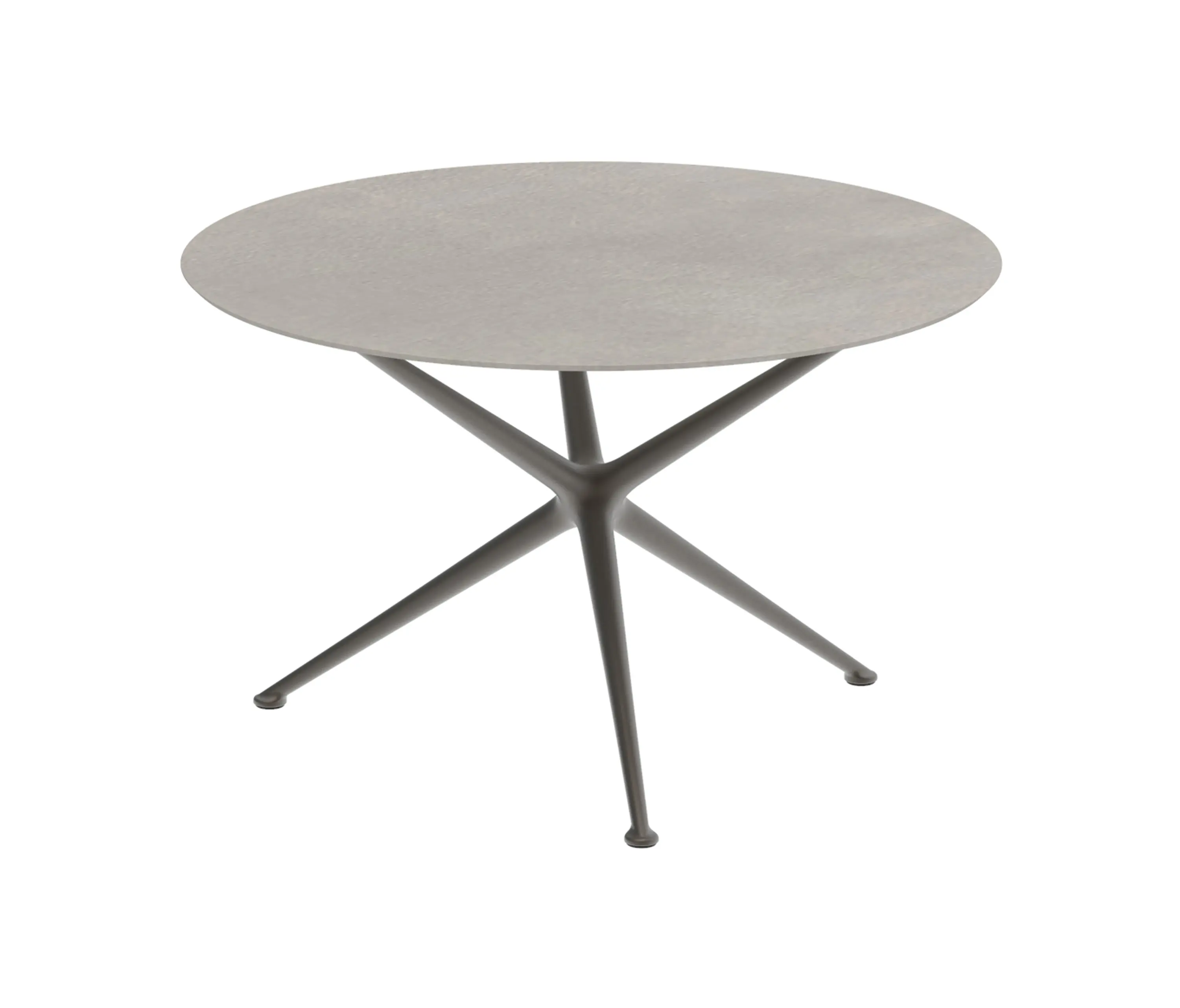 Royal Botania - Exes table 120cm round coated aluminium & plateau en céramique