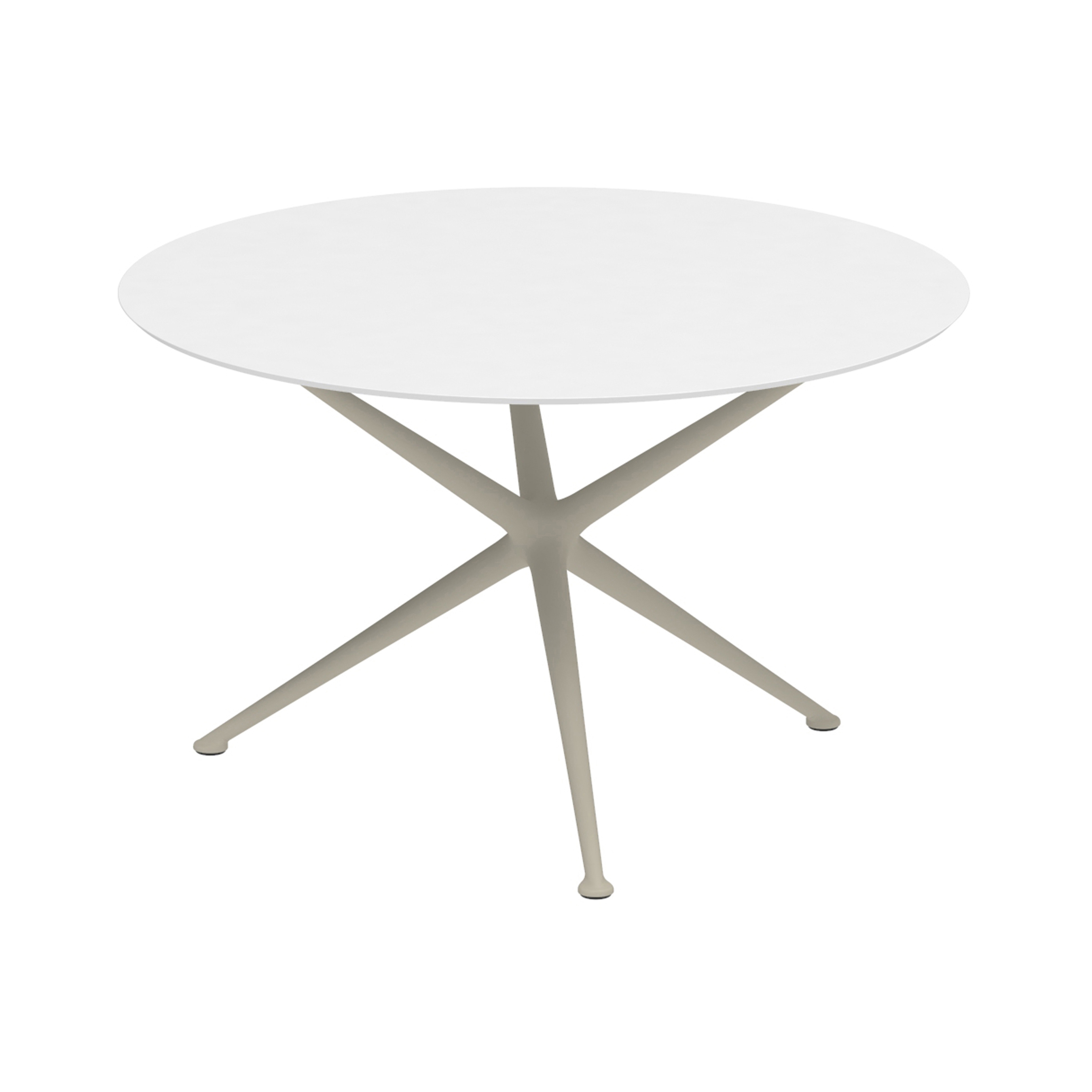 Afficher le produit Exes table 120cm round coated aluminium & ceram top du fabricant Royal Botania