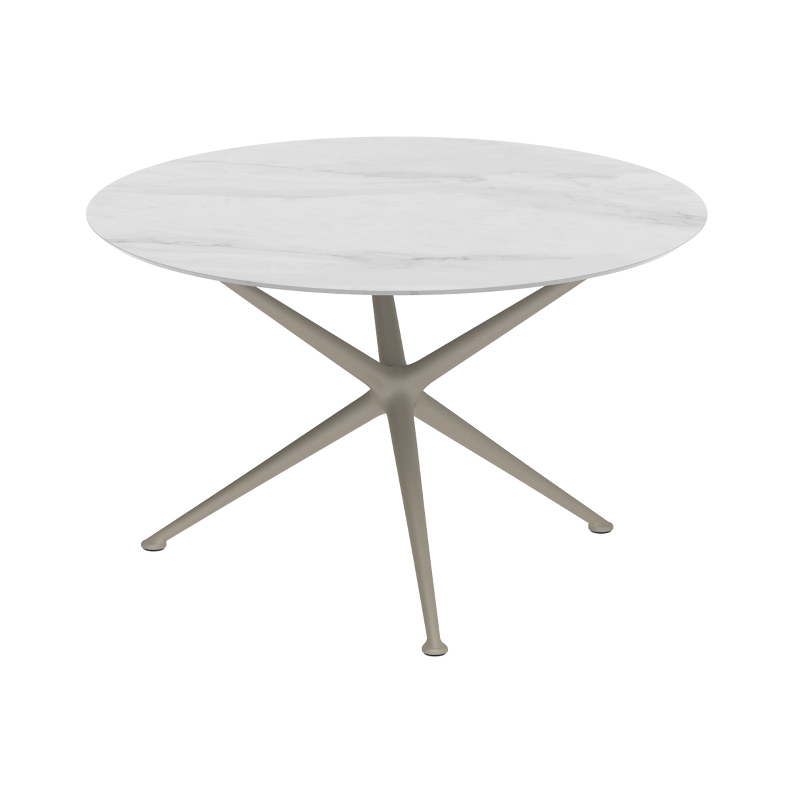 Mostra il prodotto Exes table 120cm round coated aluminium & ceram top del produttore Royal Botania