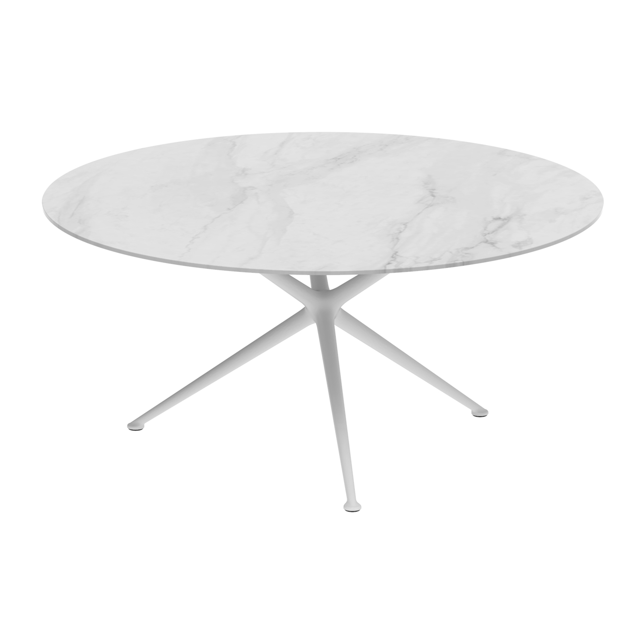 Mostra il prodotto Exes table 160cm round coated aluminium & ceram top del produttore Royal Botania