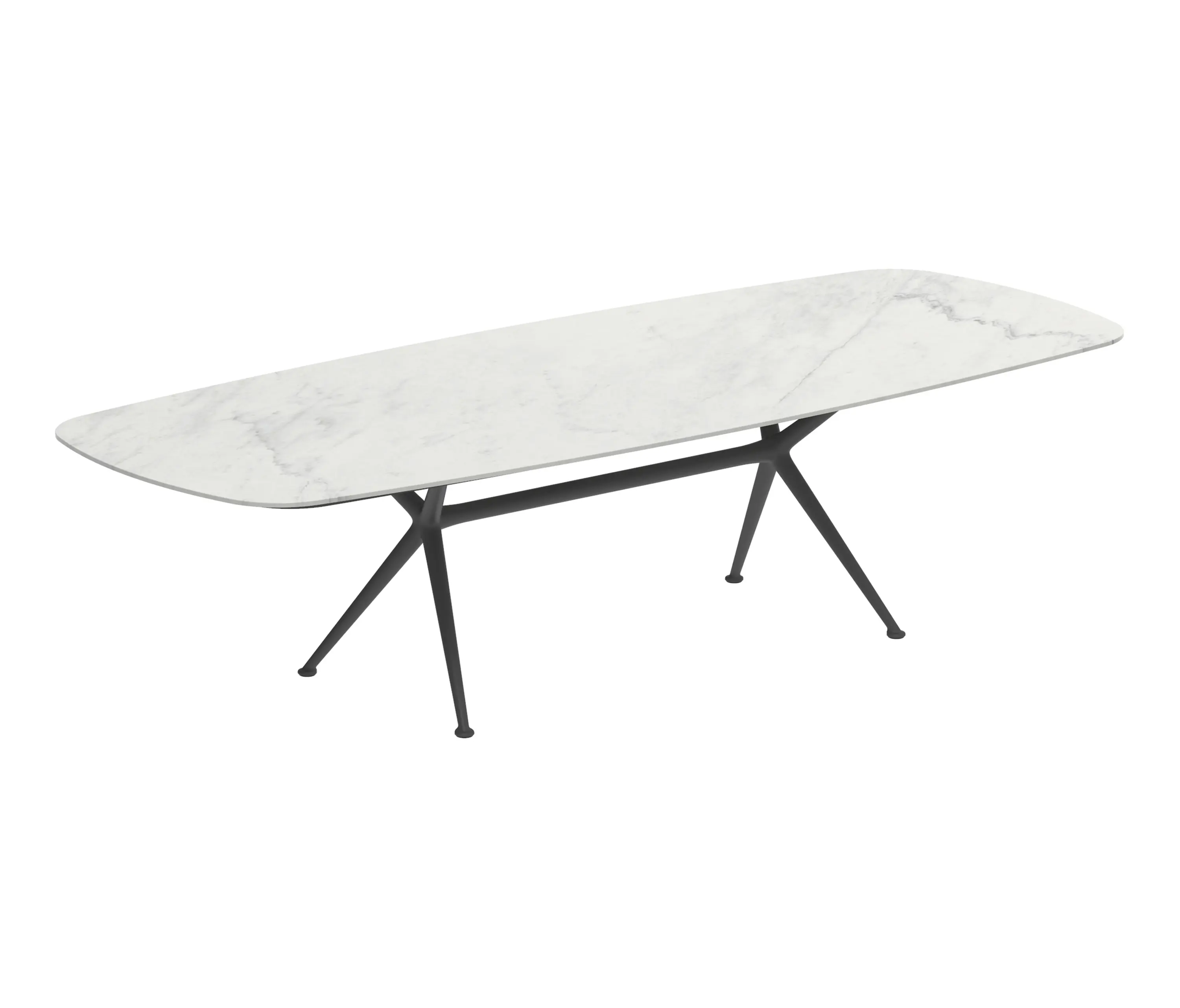 Royal Botania - Exes Tisch 300x120cm coated aluminium & Keramik Tischplatte