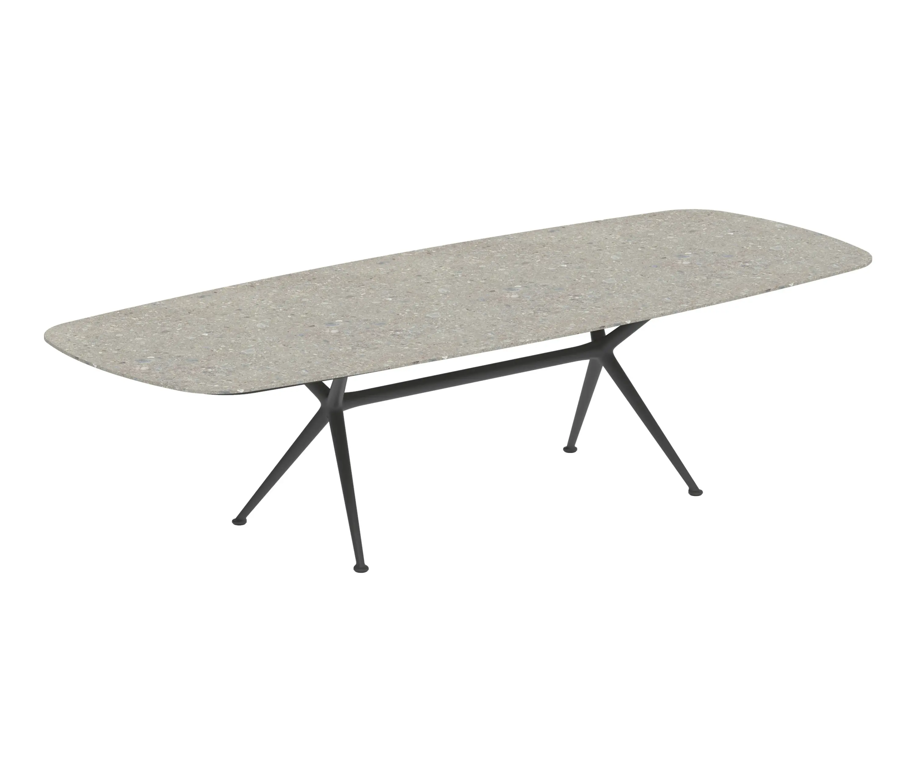 Royal Botania - Exes Tisch 300x120cm coated aluminium & Keramik Tischplatte