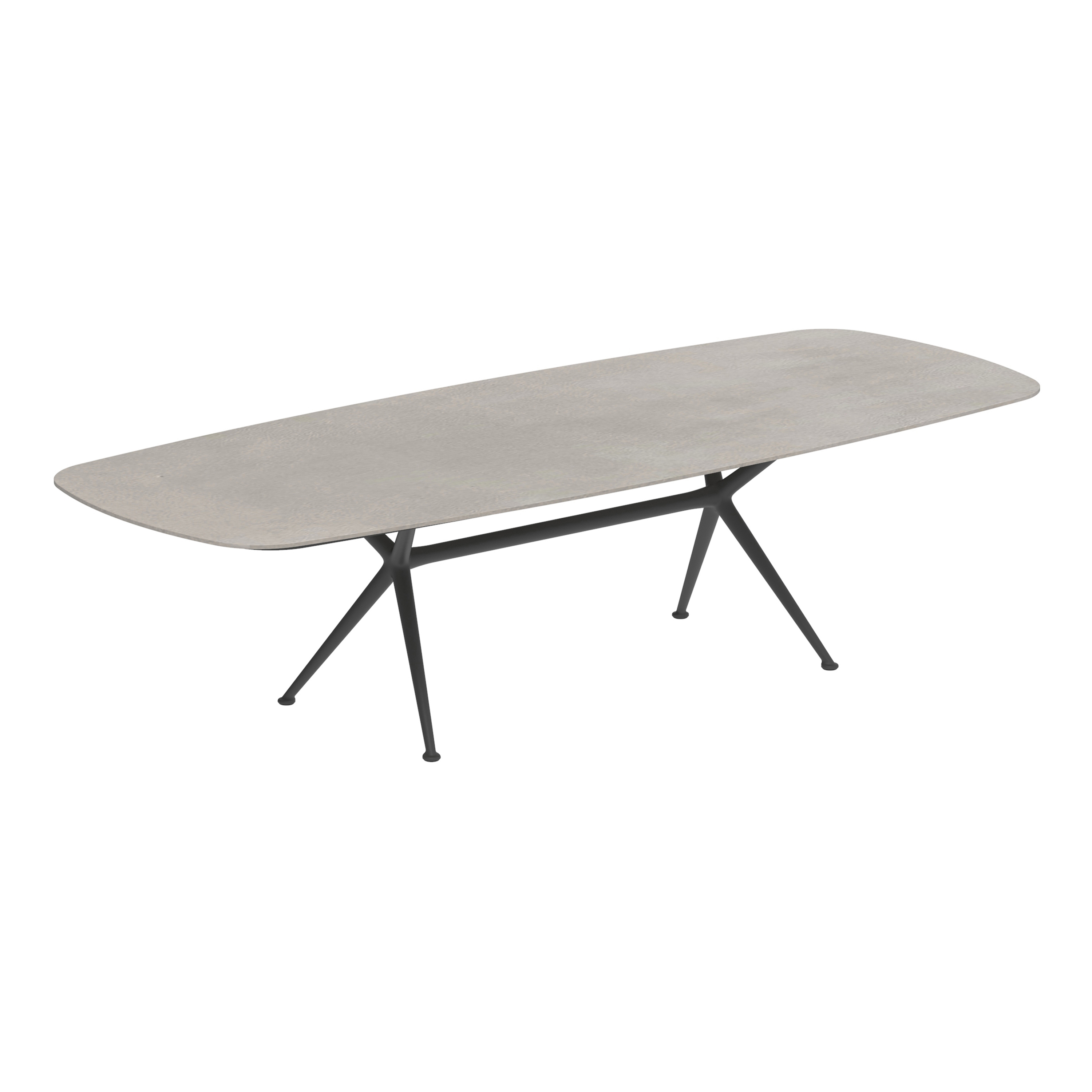 Exes Tisch 300x120cm coated aluminium & Keramik Tischplatte