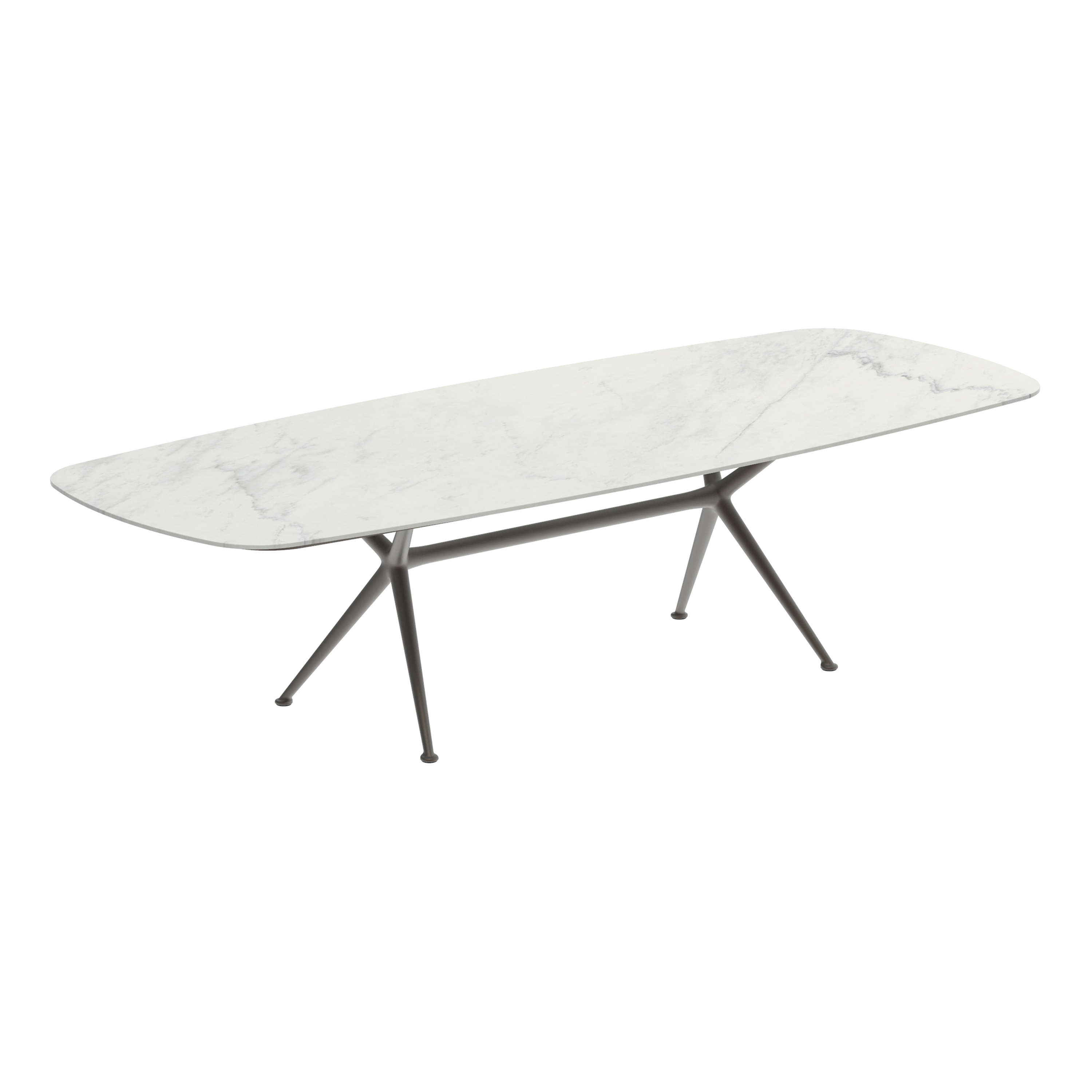 Exes Tisch 300x120cm coated aluminium & Keramik Tischplatte