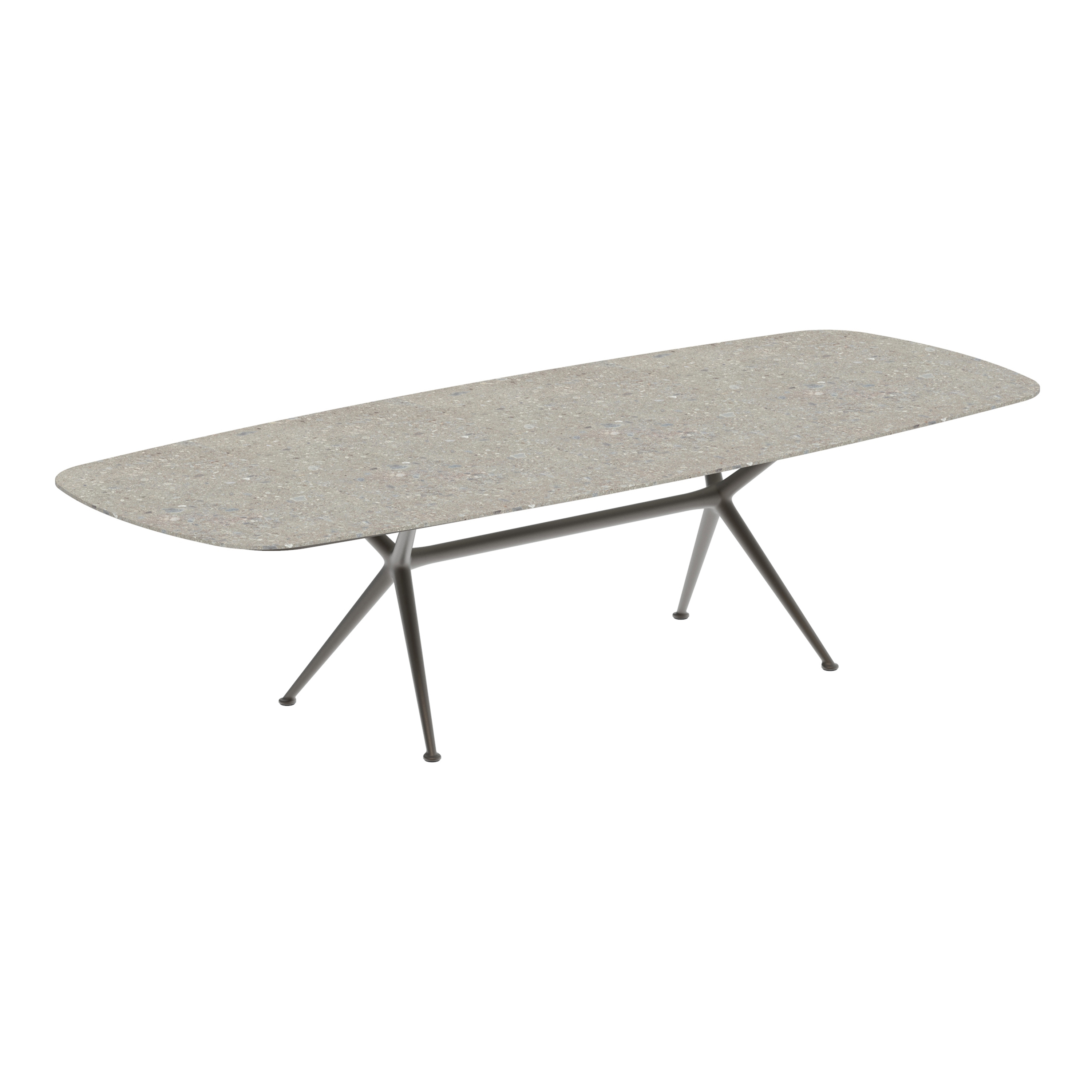 Exes Tisch 300x120cm coated aluminium & Keramik Tischplatte