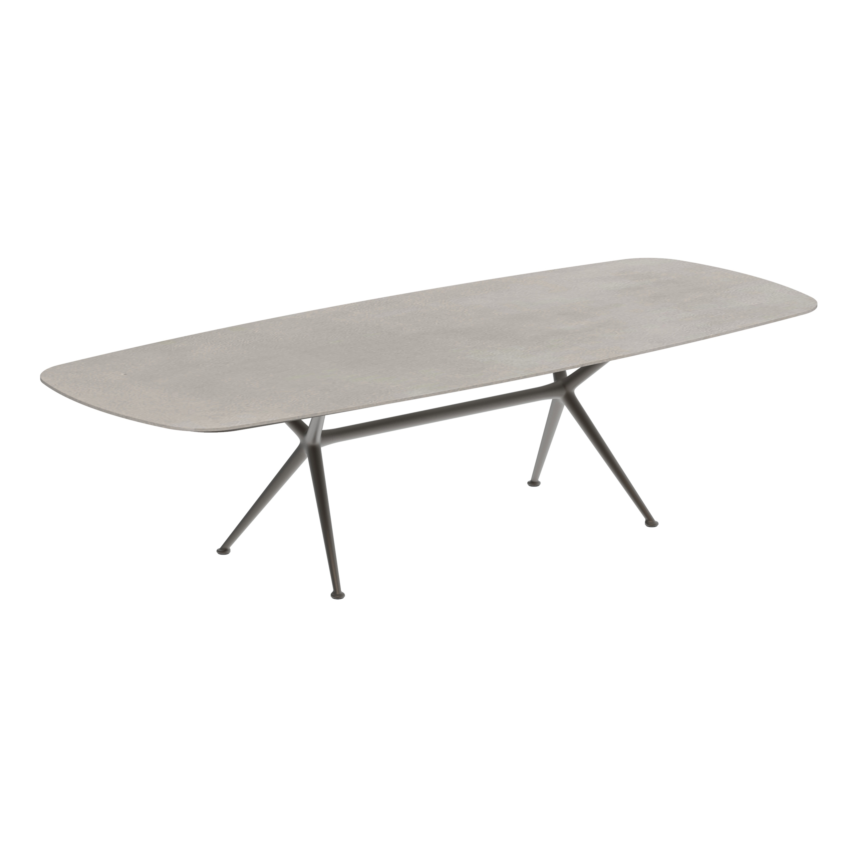 Exes Tisch 300x120cm coated aluminium & Keramik Tischplatte