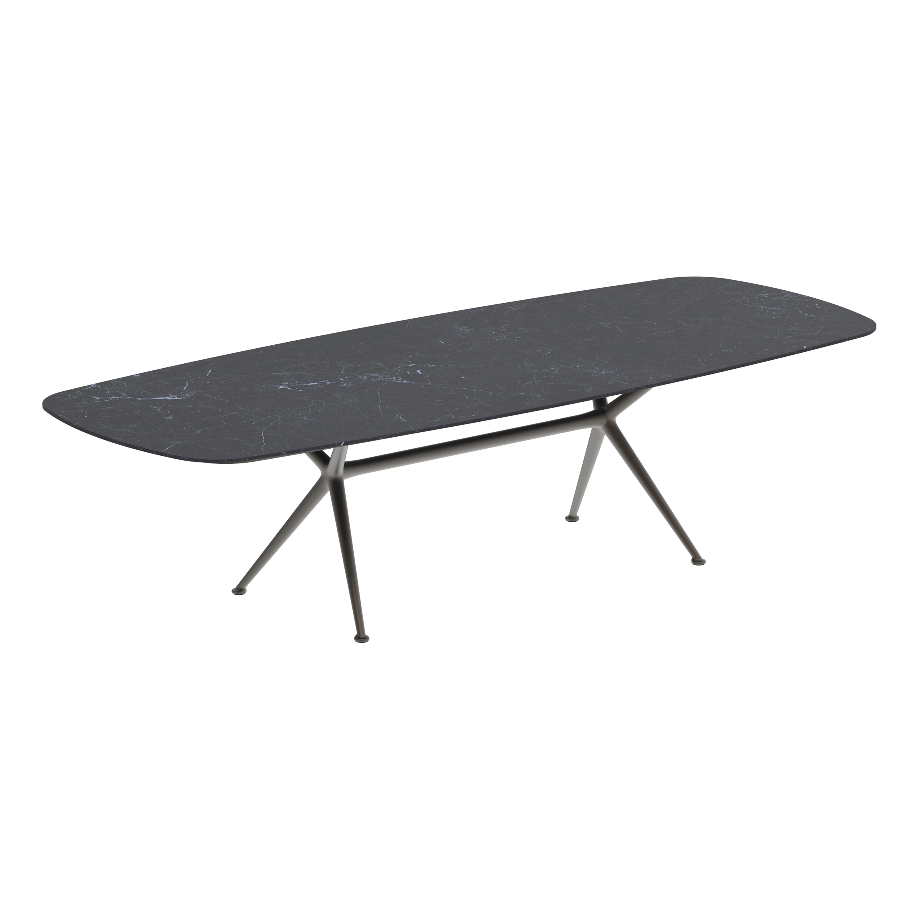 Exes Tisch 300x120cm coated aluminium & Keramik Tischplatte