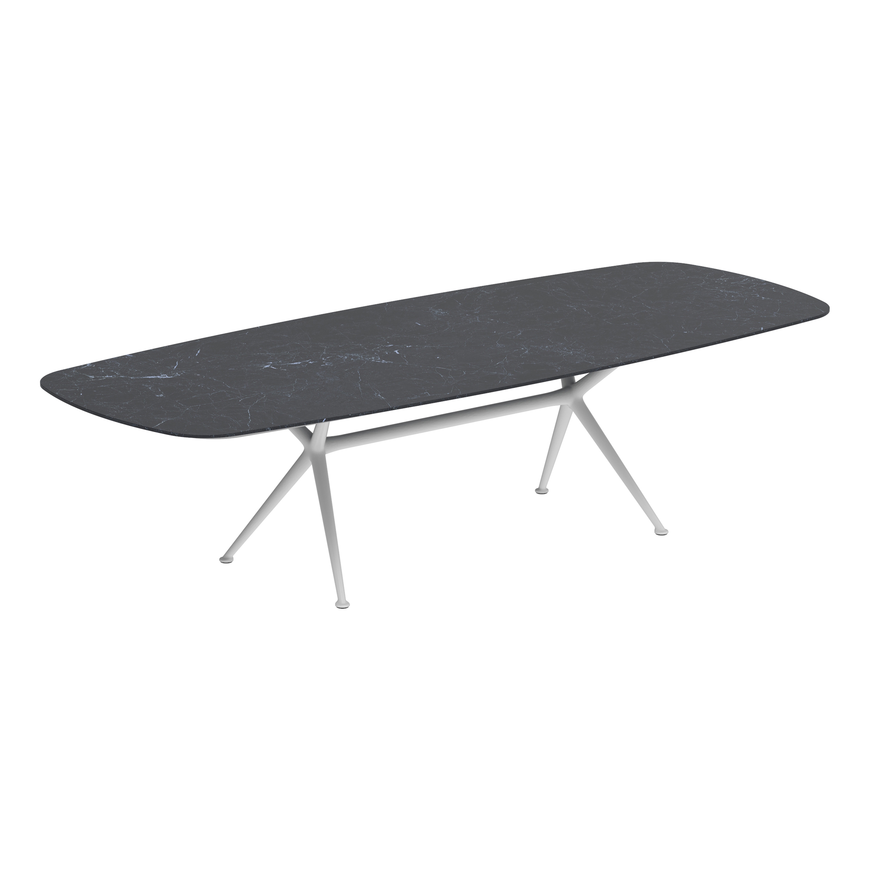 Display product Exes table 300x120cm coated aluminium & ceram top from manufacturer Royal Botania