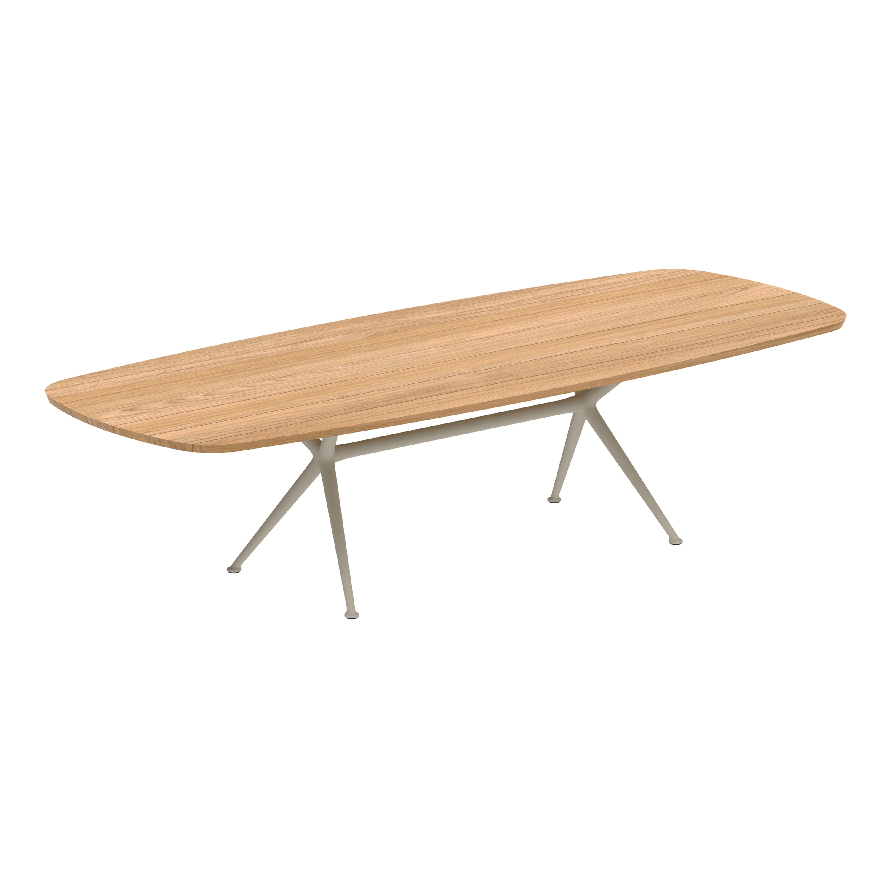 Mostrar el producto Exes table 300x120cm coated aluminium & teak top del fabricante Royal Botania
