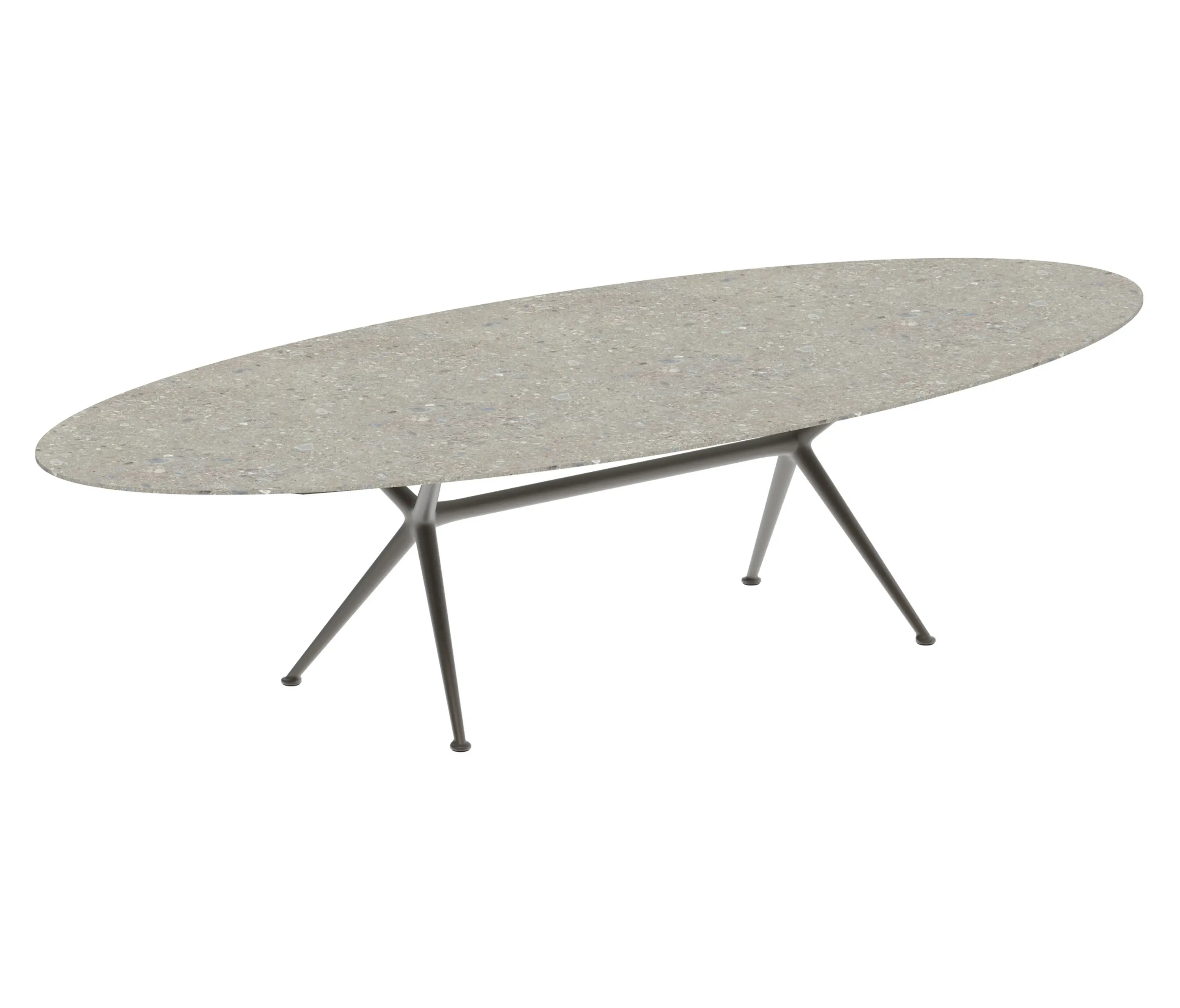 Royal Botania - Exes table 320x140cm oval coated aluminium & ceram or teak top