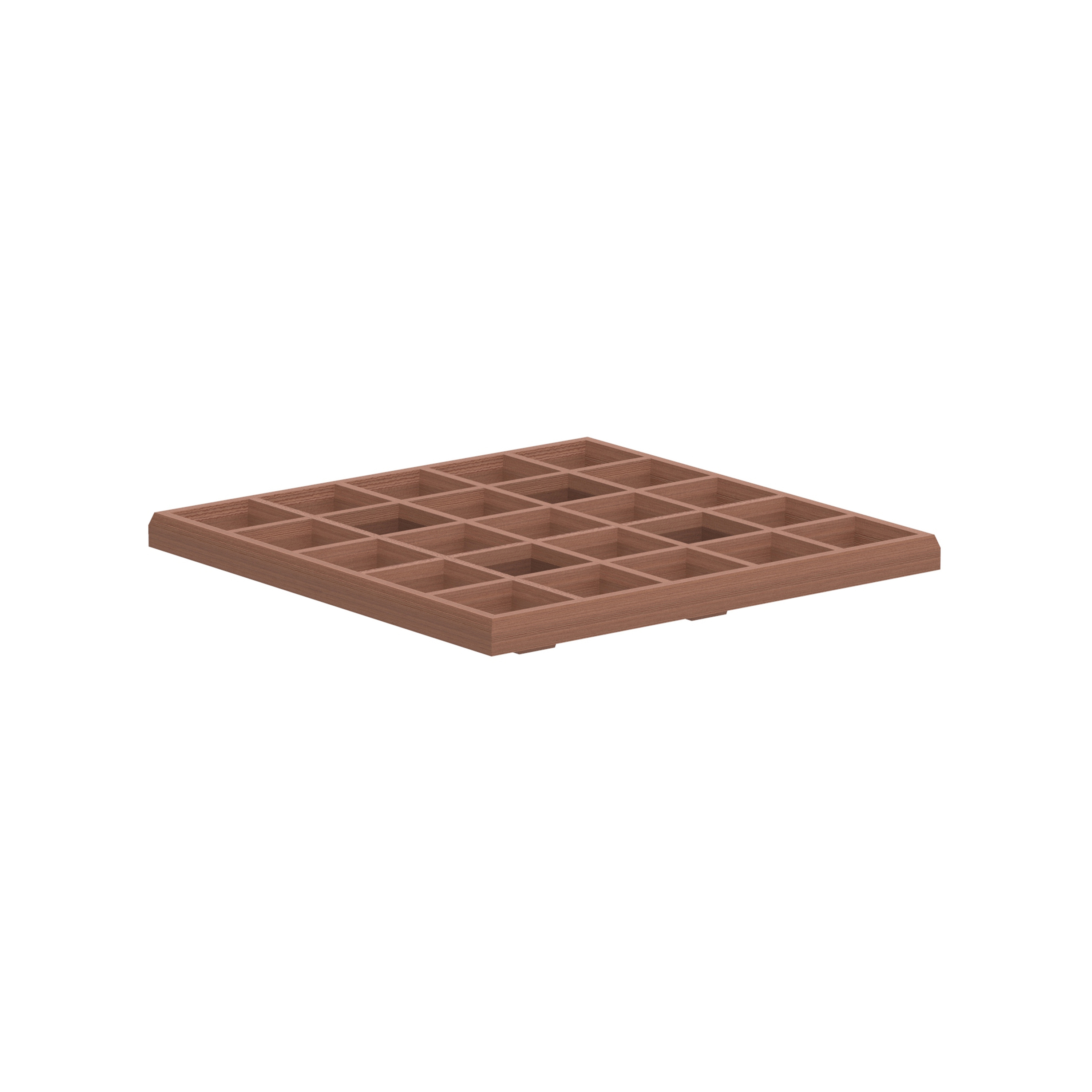 Mozaix lounge element 127x127cm teak or mahogany