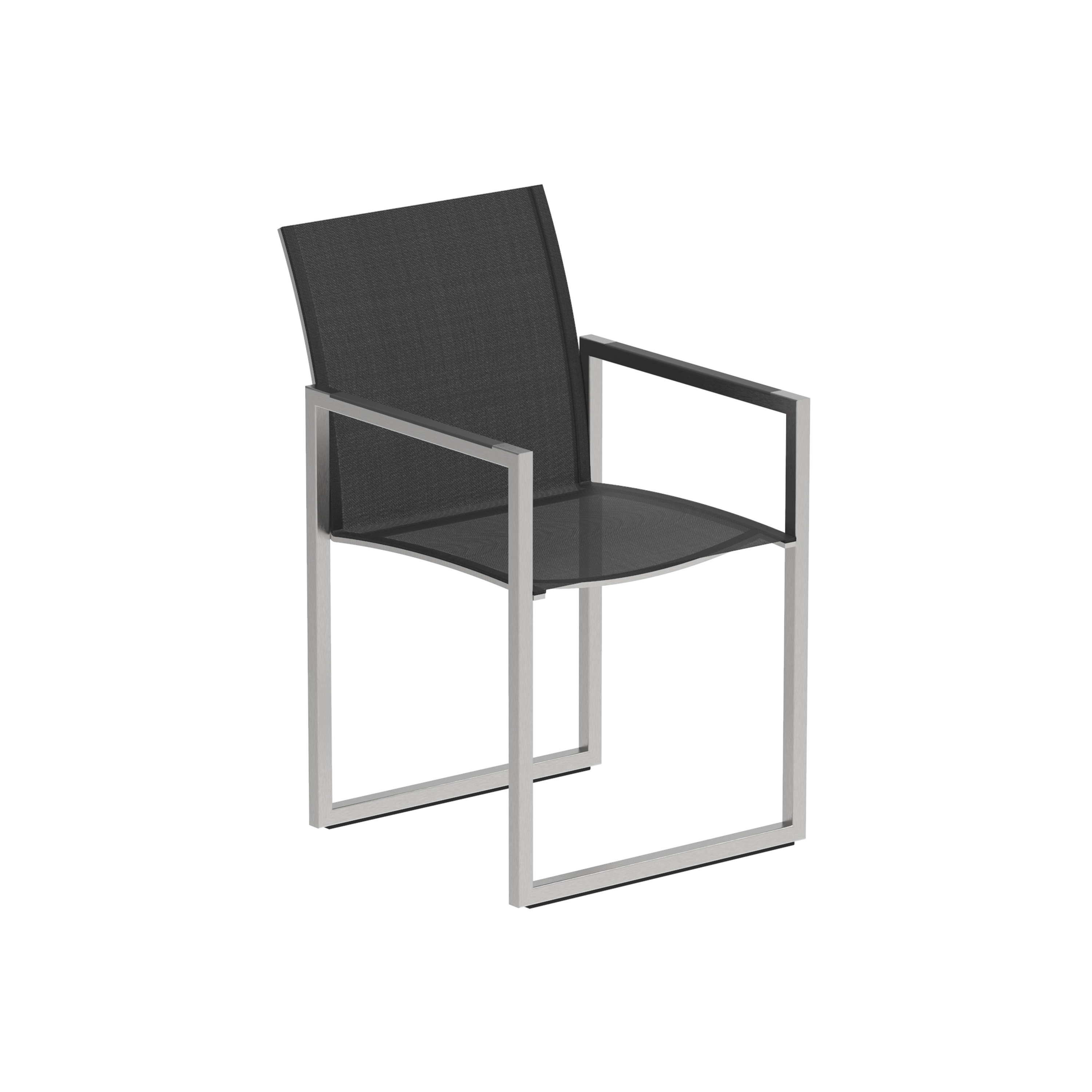 Display product Ninix arm chair stainless steel from manufacturer Royal Botania