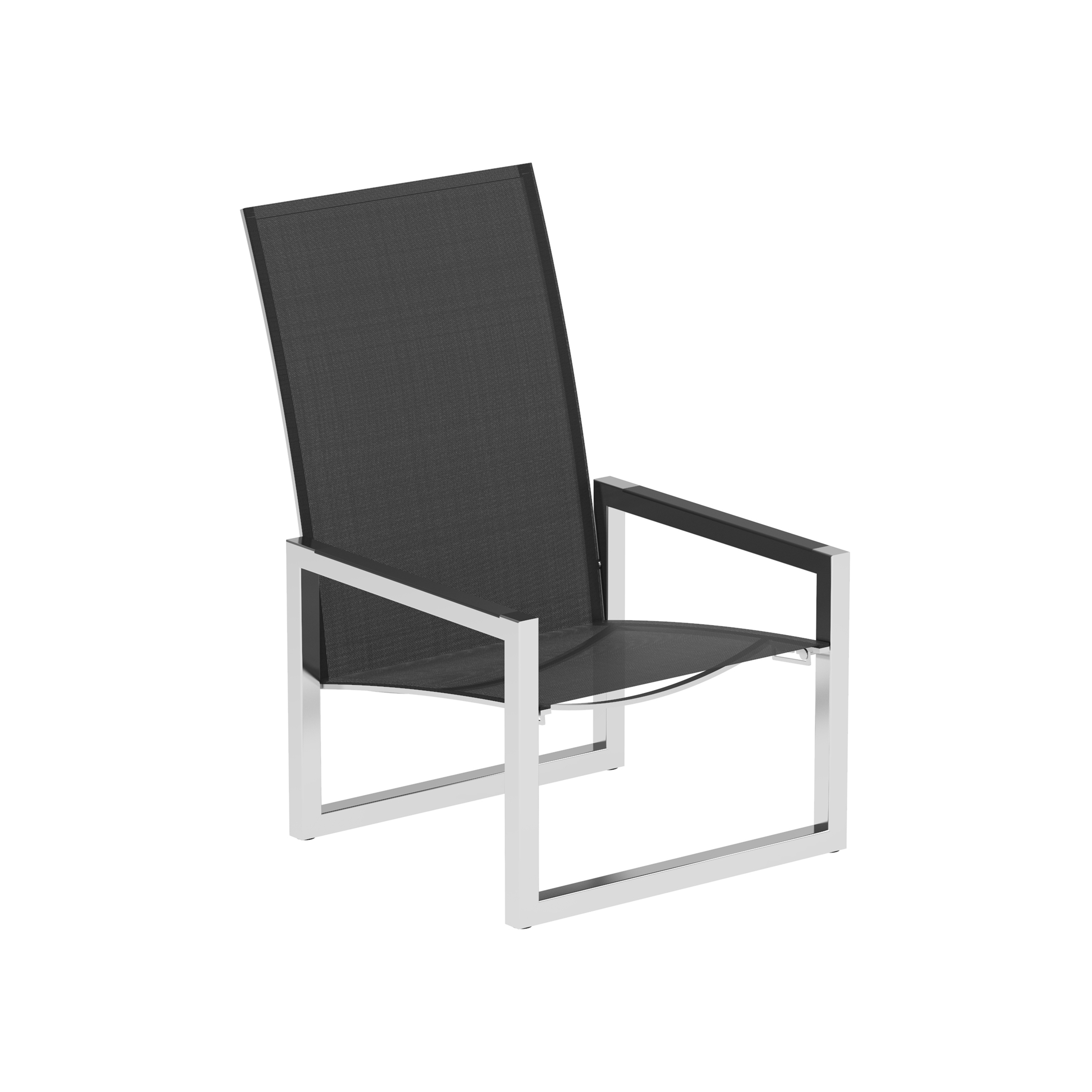 Display product Ninix relax chair 60T stainless steel from manufacturer Royal Botania