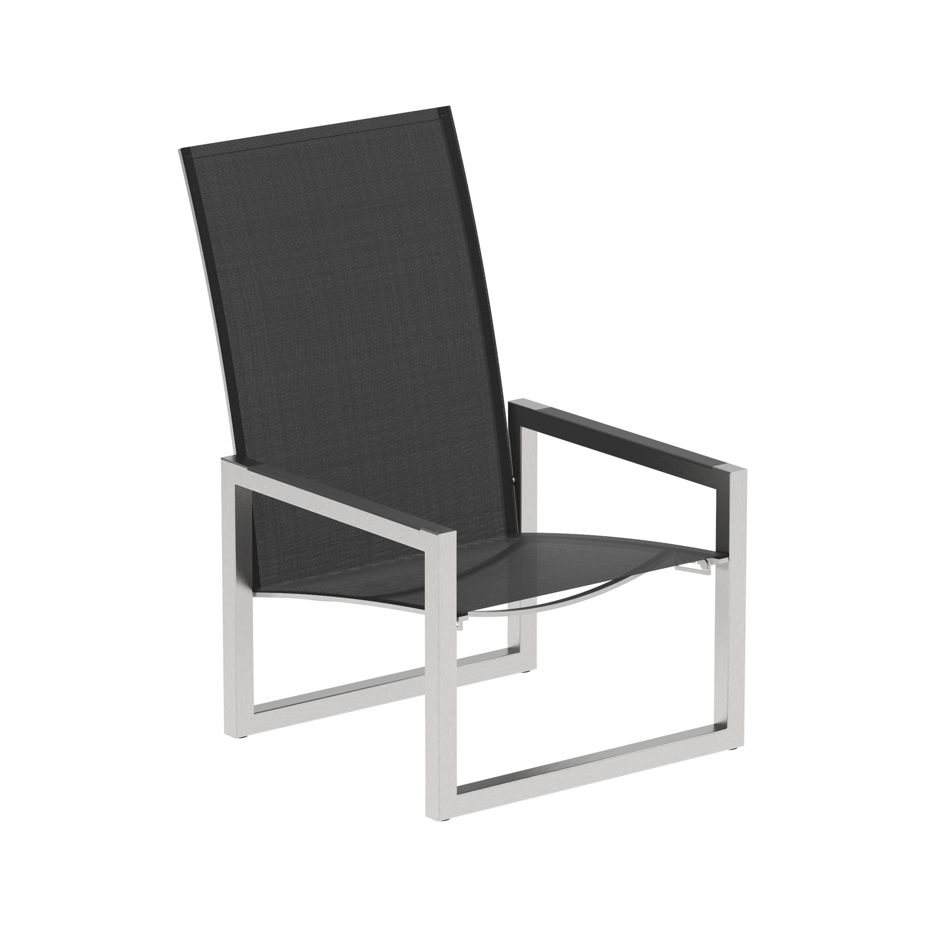 Display product Ninix relax chair 60T stainless steel from manufacturer Royal Botania