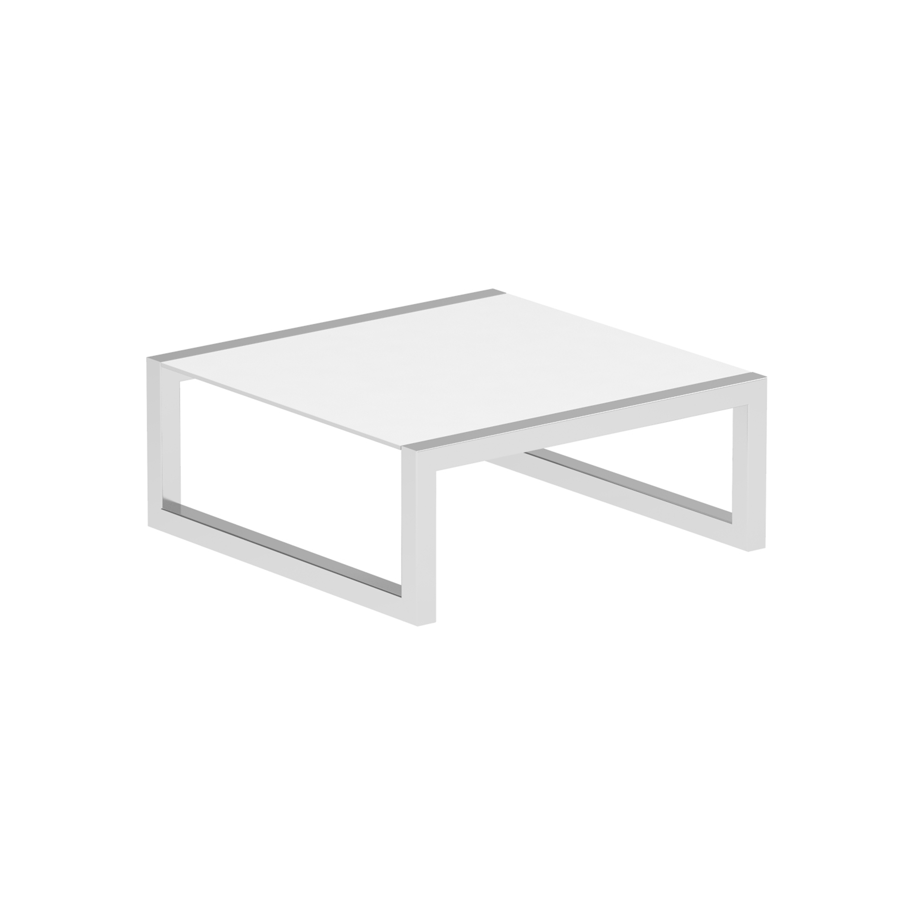 Display product Ninix side table low 90x90cm from manufacturer Royal Botania
