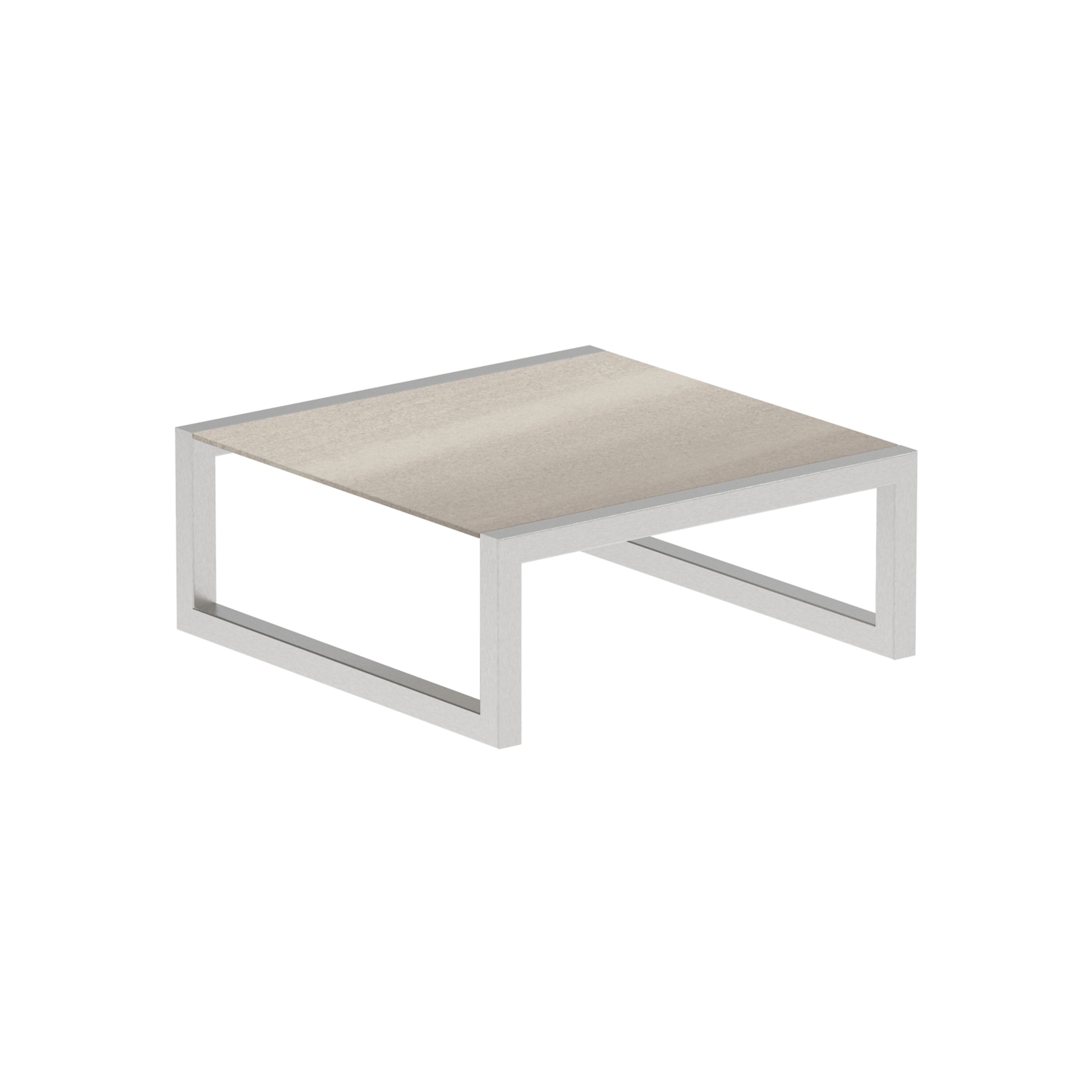 Display product Ninix side table low 90x90cm from manufacturer Royal Botania