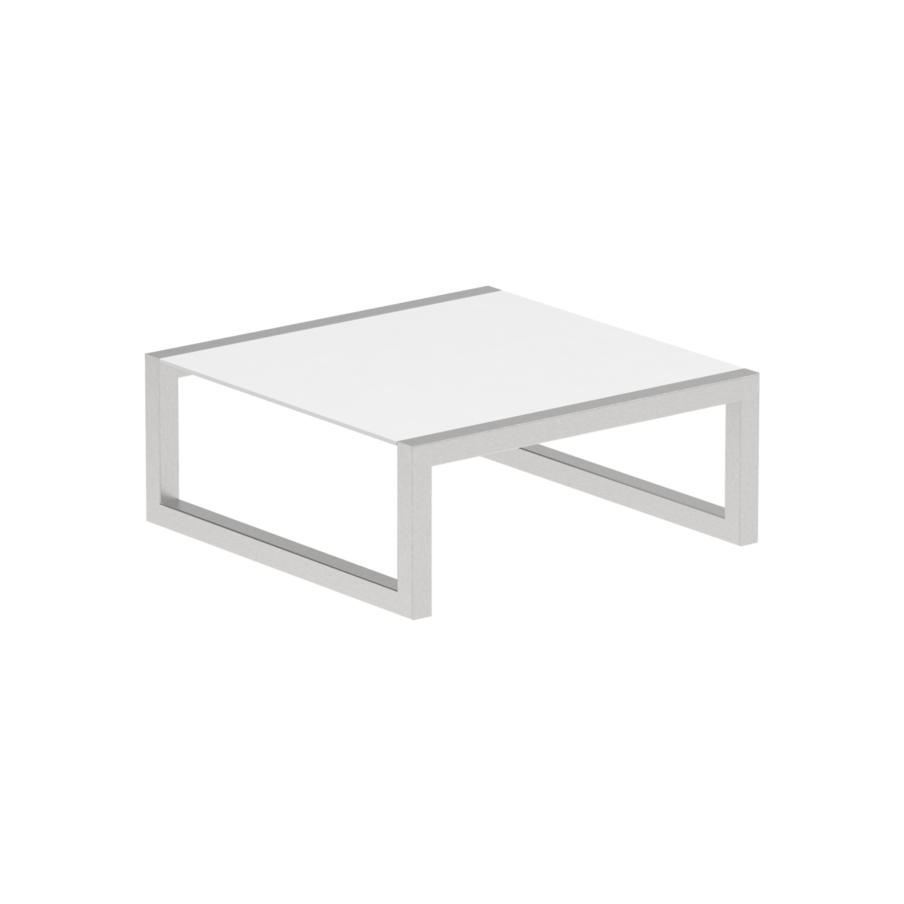 Display product Ninix side table low 90x90cm from manufacturer Royal Botania
