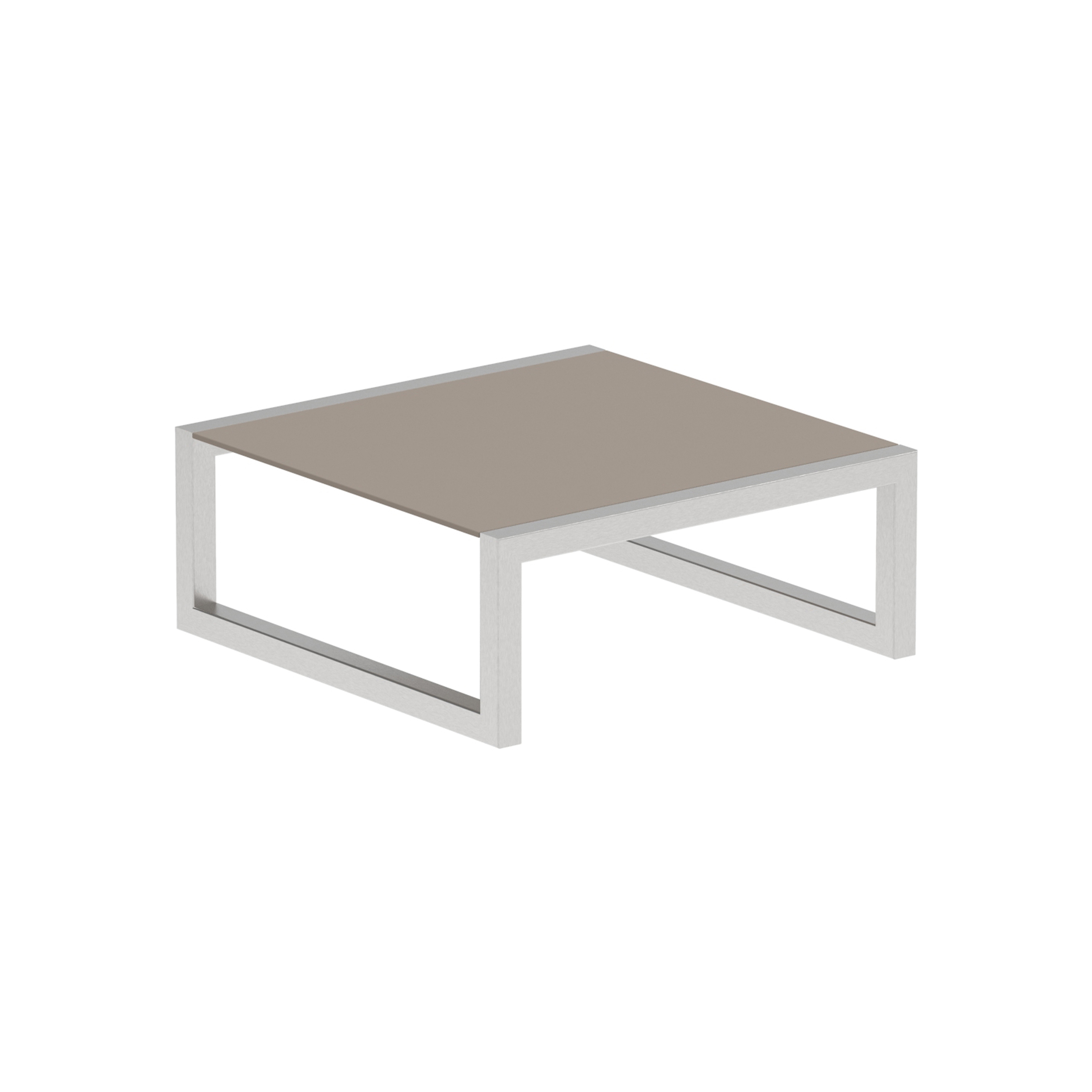 Display product Ninix side table low 90x90cm from manufacturer Royal Botania