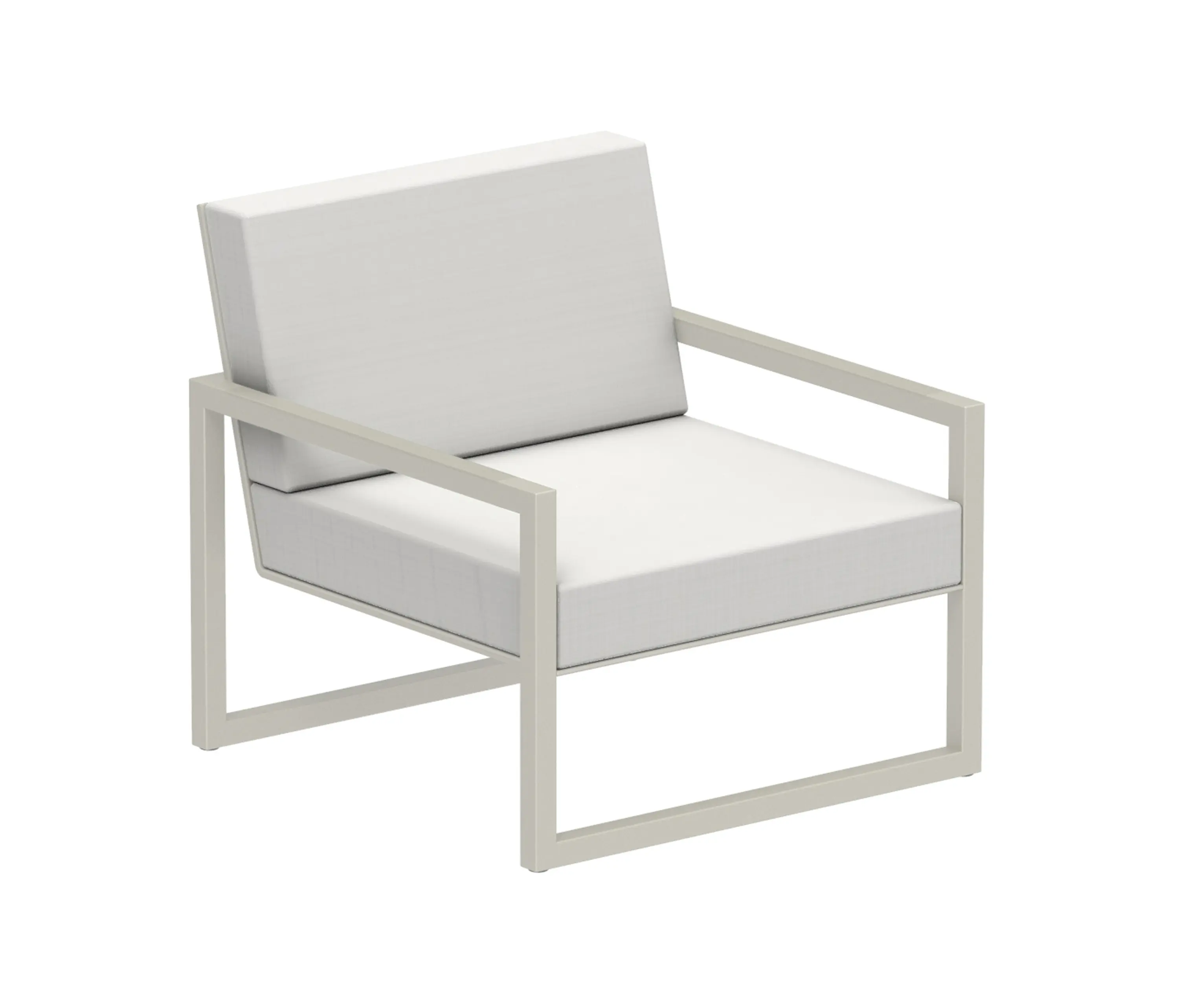 Royal Botania - Ninix Lounge 100T with armrests stainless steel