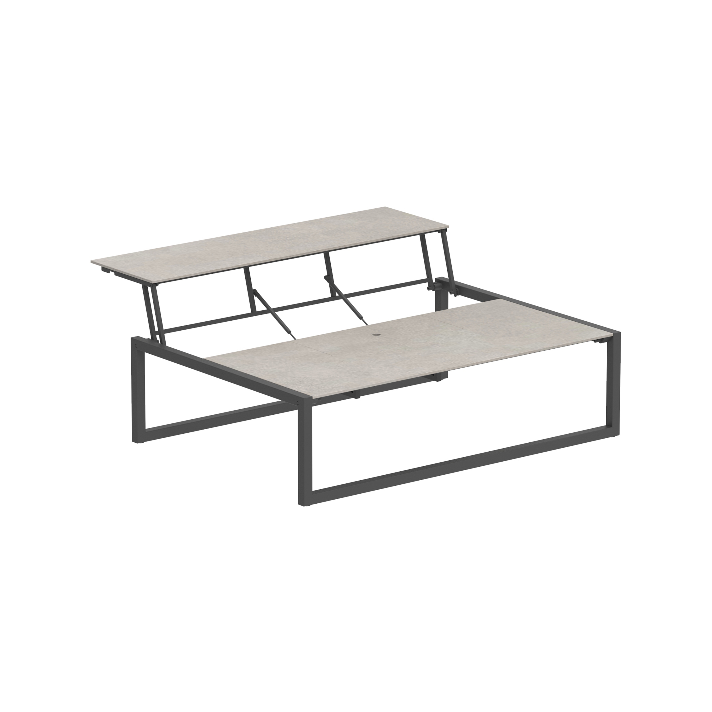 Ninix Lounge Tisch 150T Edelstahl & Keramik Tischplatte