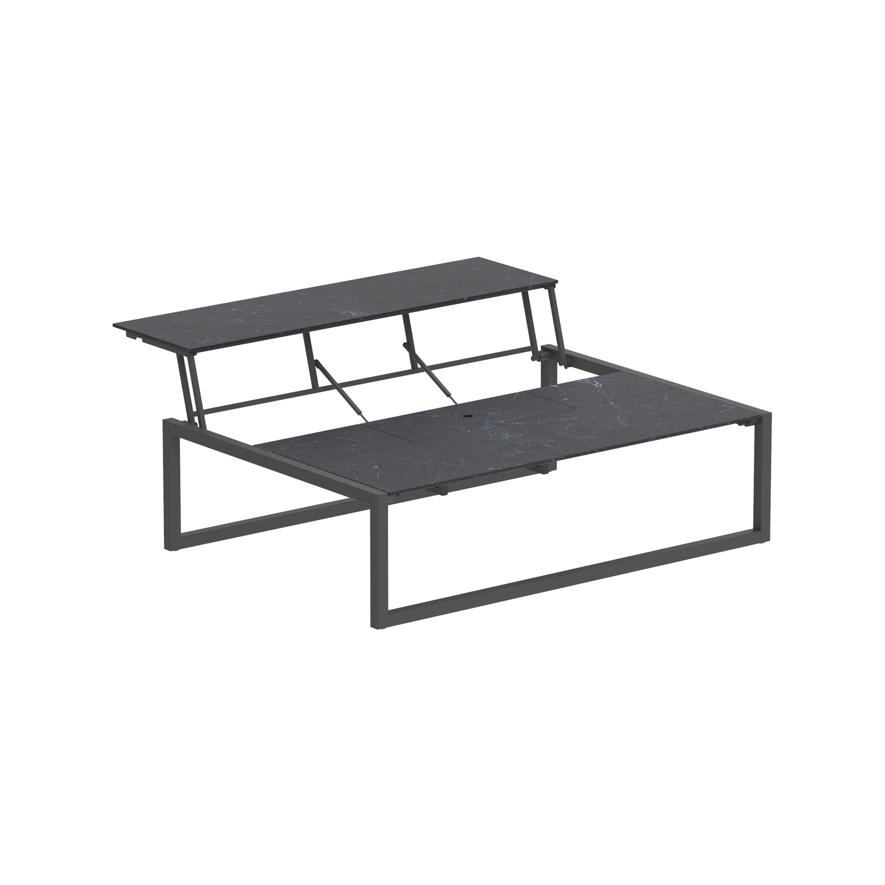 Ninix Lounge Tisch 150T Edelstahl & Keramik Tischplatte