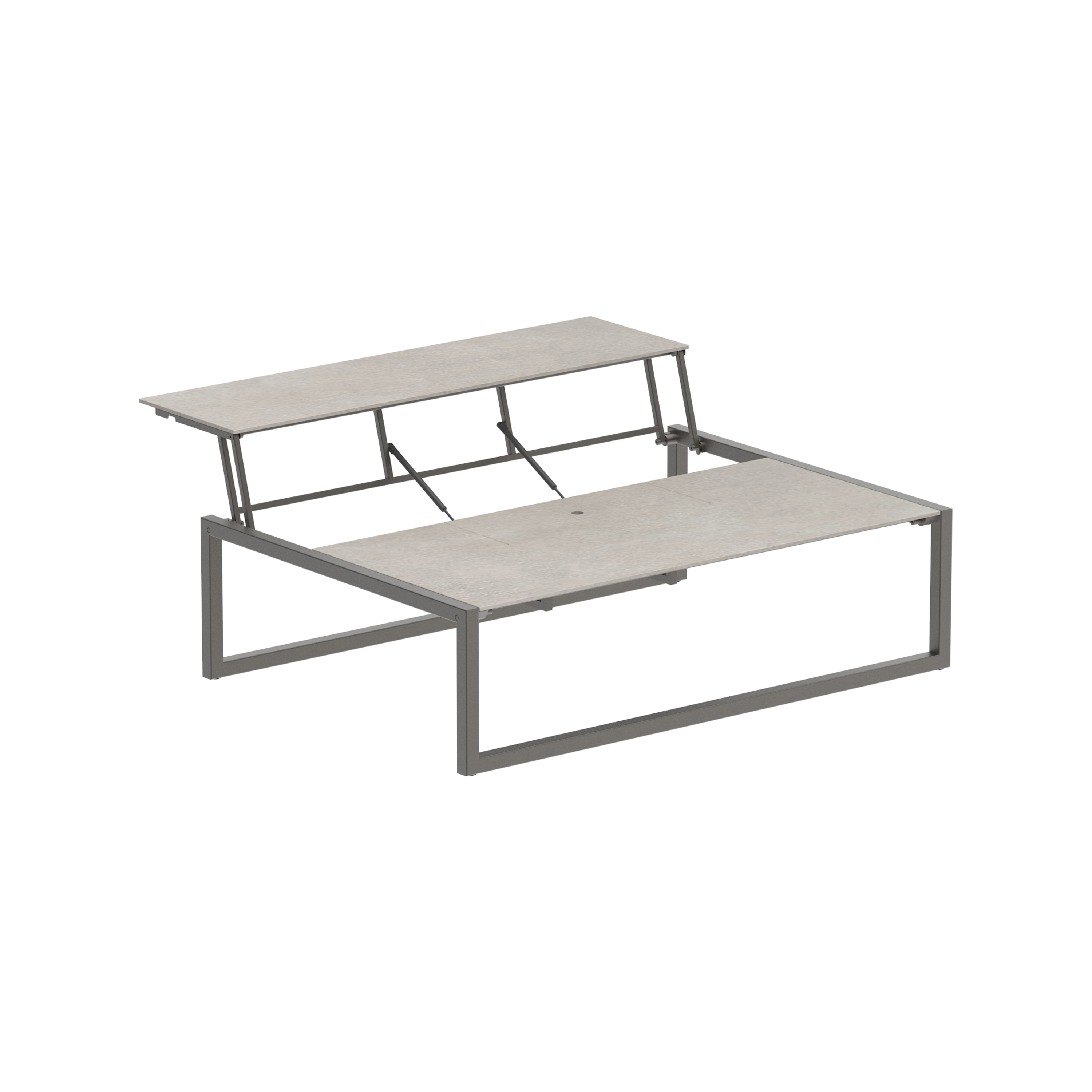 Display product Ninix Lounge table 150T steel & ceramic top from manufacturer Royal Botania