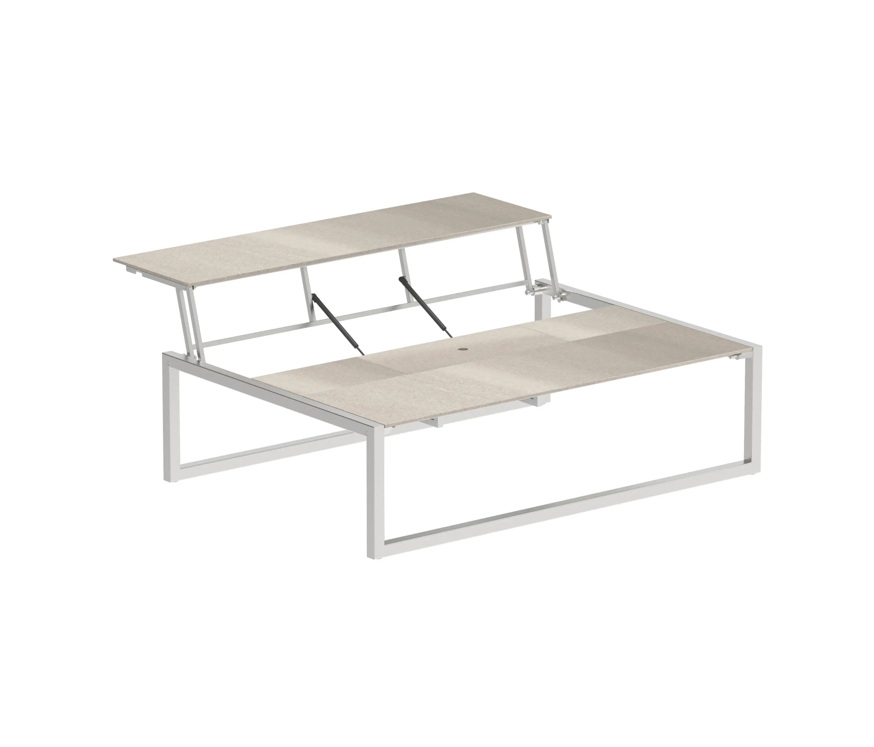 Royal Botania - Ninix Lounge table 150T inox & plateau en céramique
