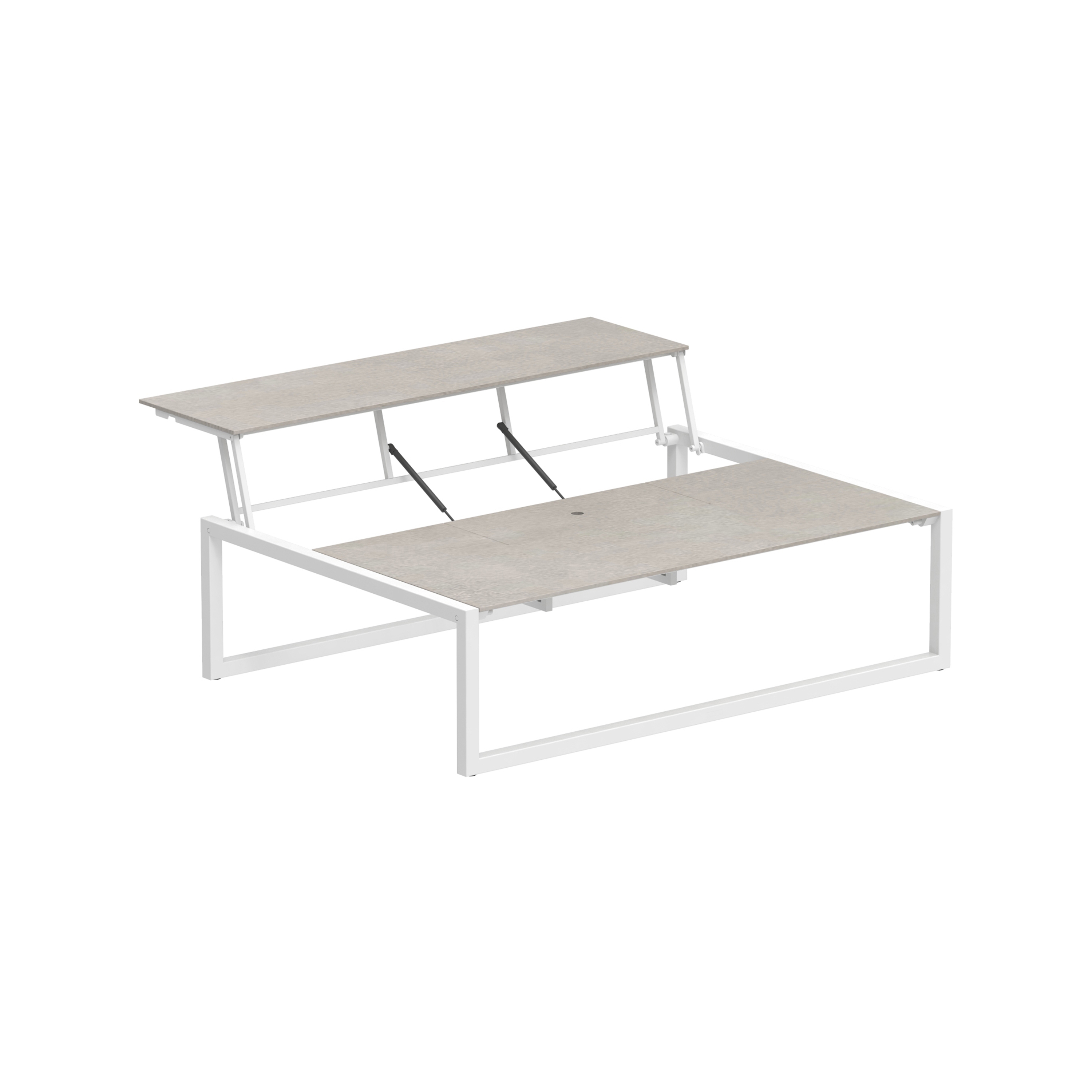 Display product Ninix Lounge table 150T stainless steel & ceramic top from manufacturer Royal Botania